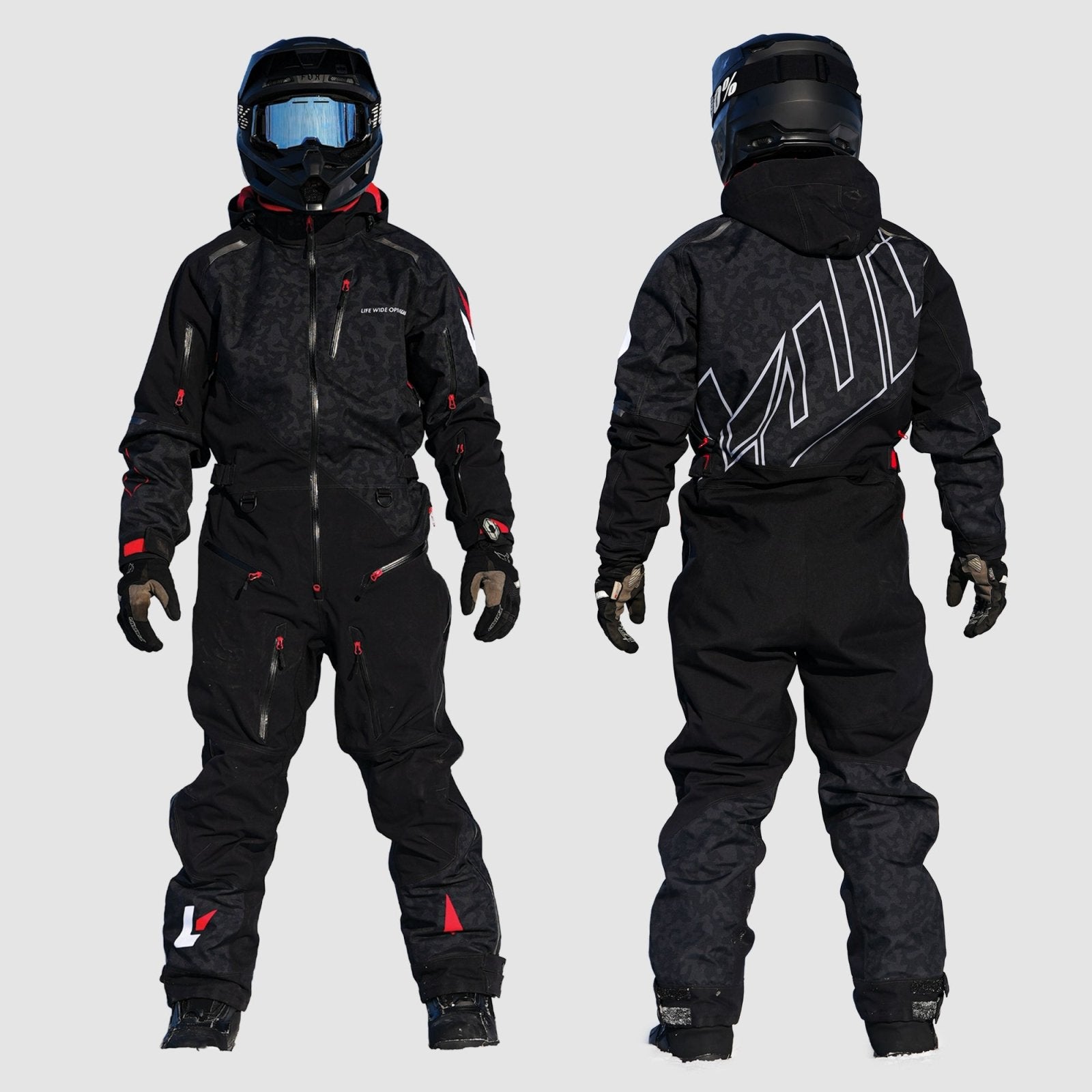 Black and Grey Mono Suit