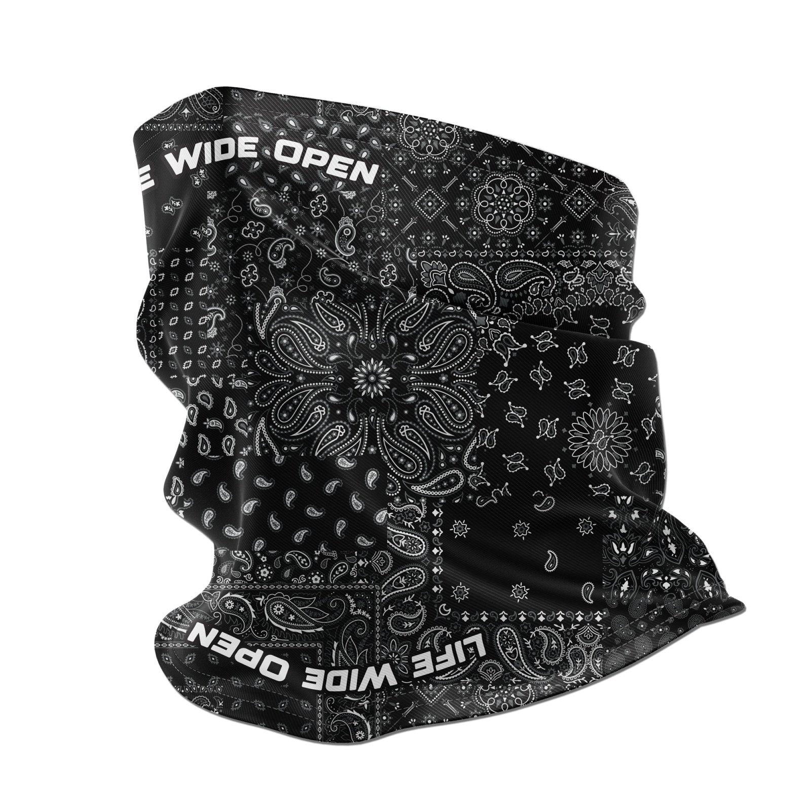 Black Bandana Neck Gaiter