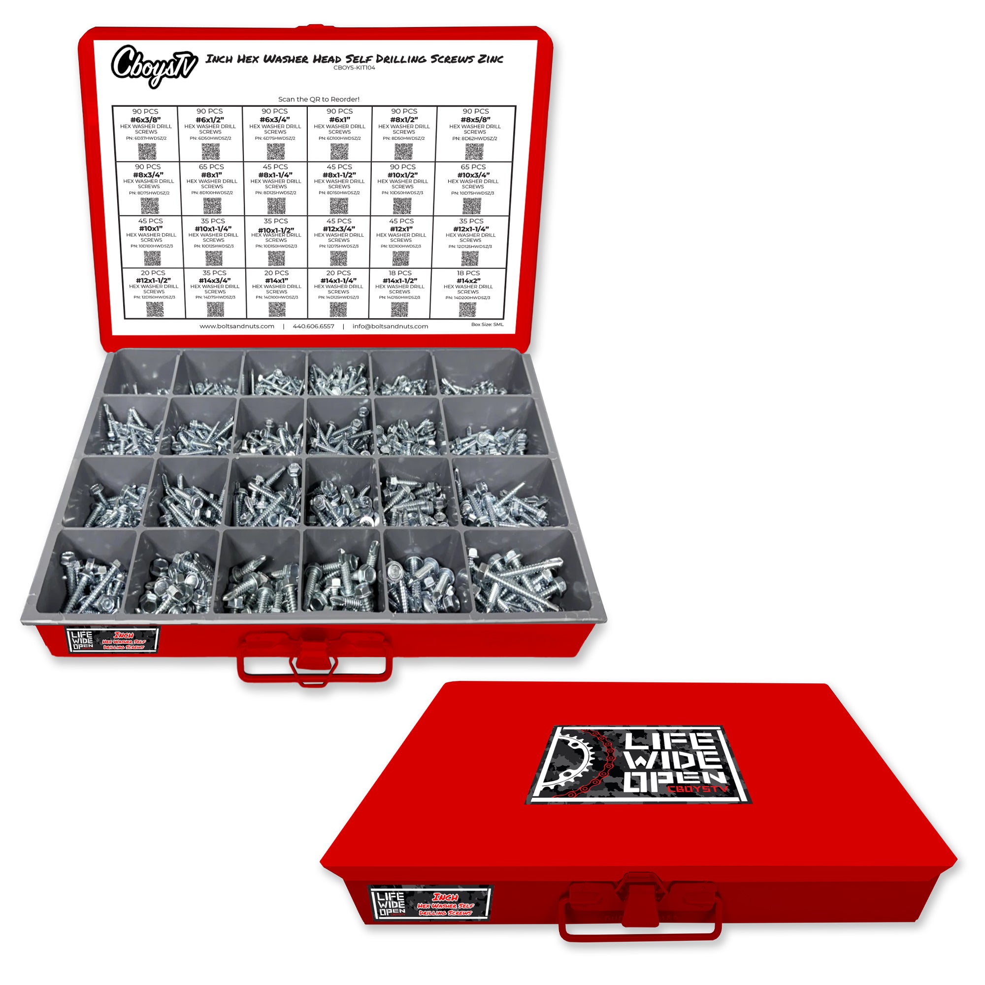 Inch Hex Washer Head Self Drilling Screws