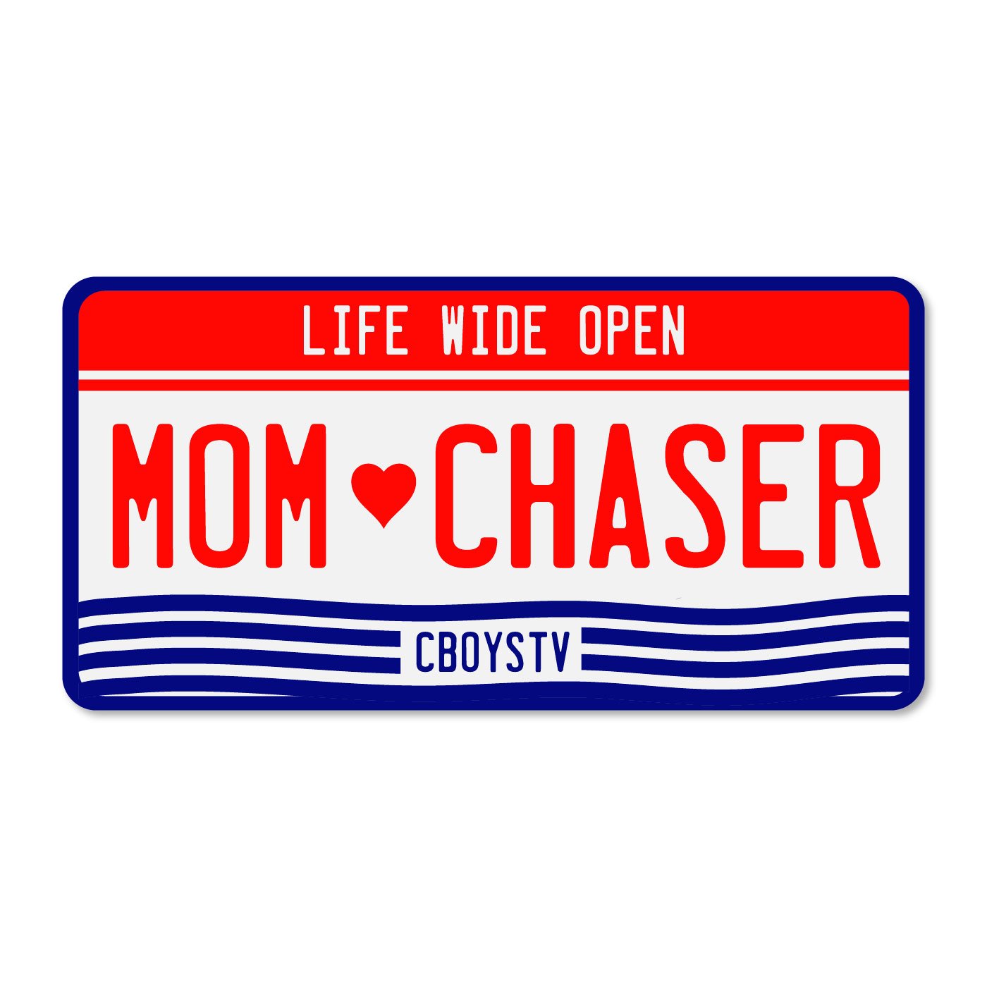 Mom Chaser License Plate