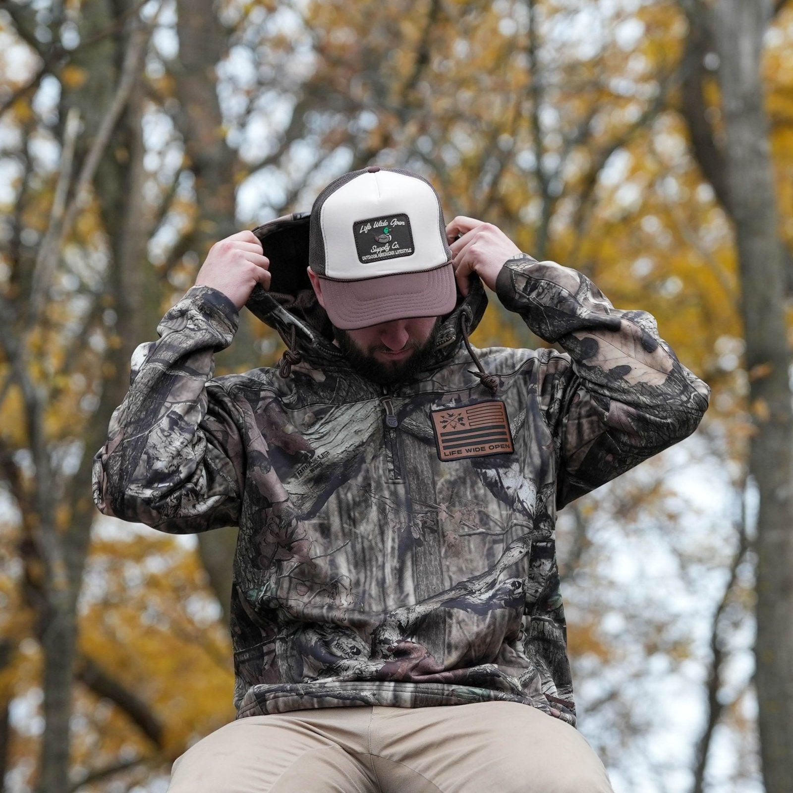 Freedom Outdoors Camo Quarter Zip