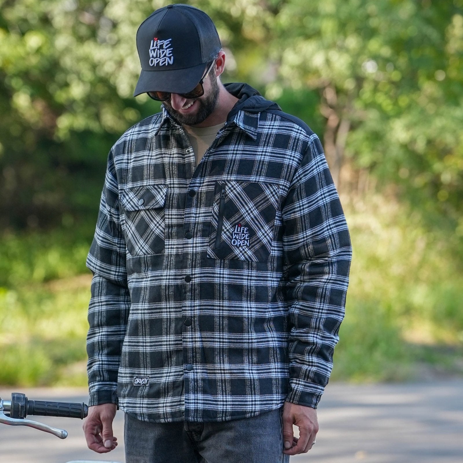 LWO Black Flannel Jacket