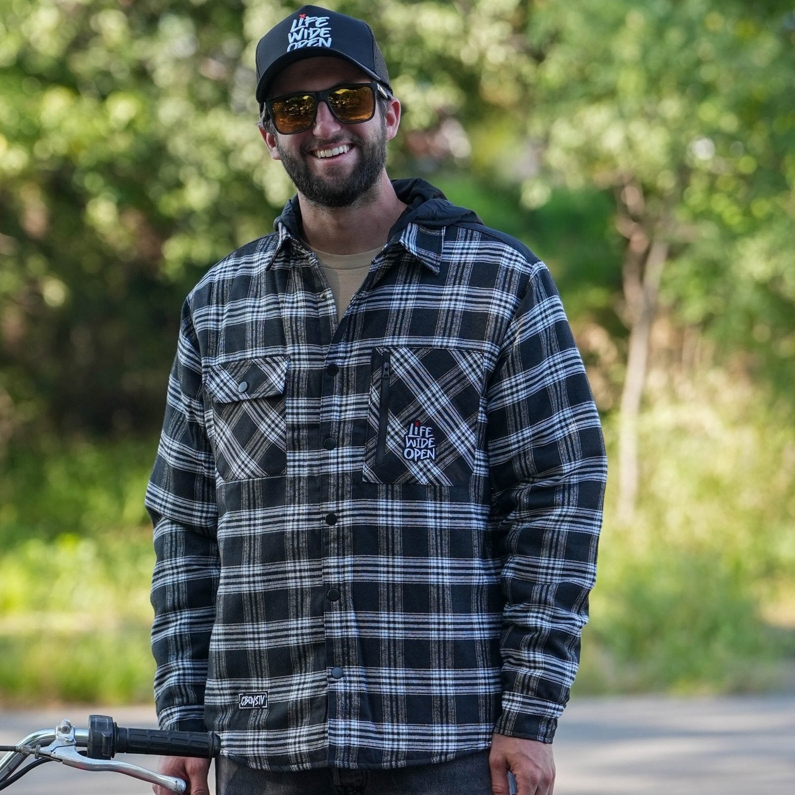 LWO Black Flannel Jacket