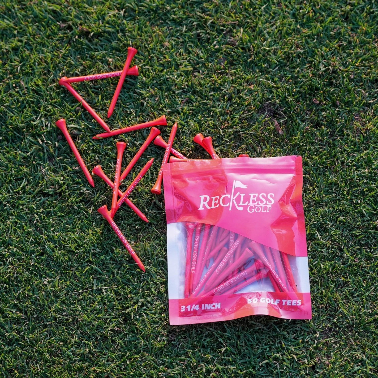 Reckless Golf Tee BULK 50 Pack