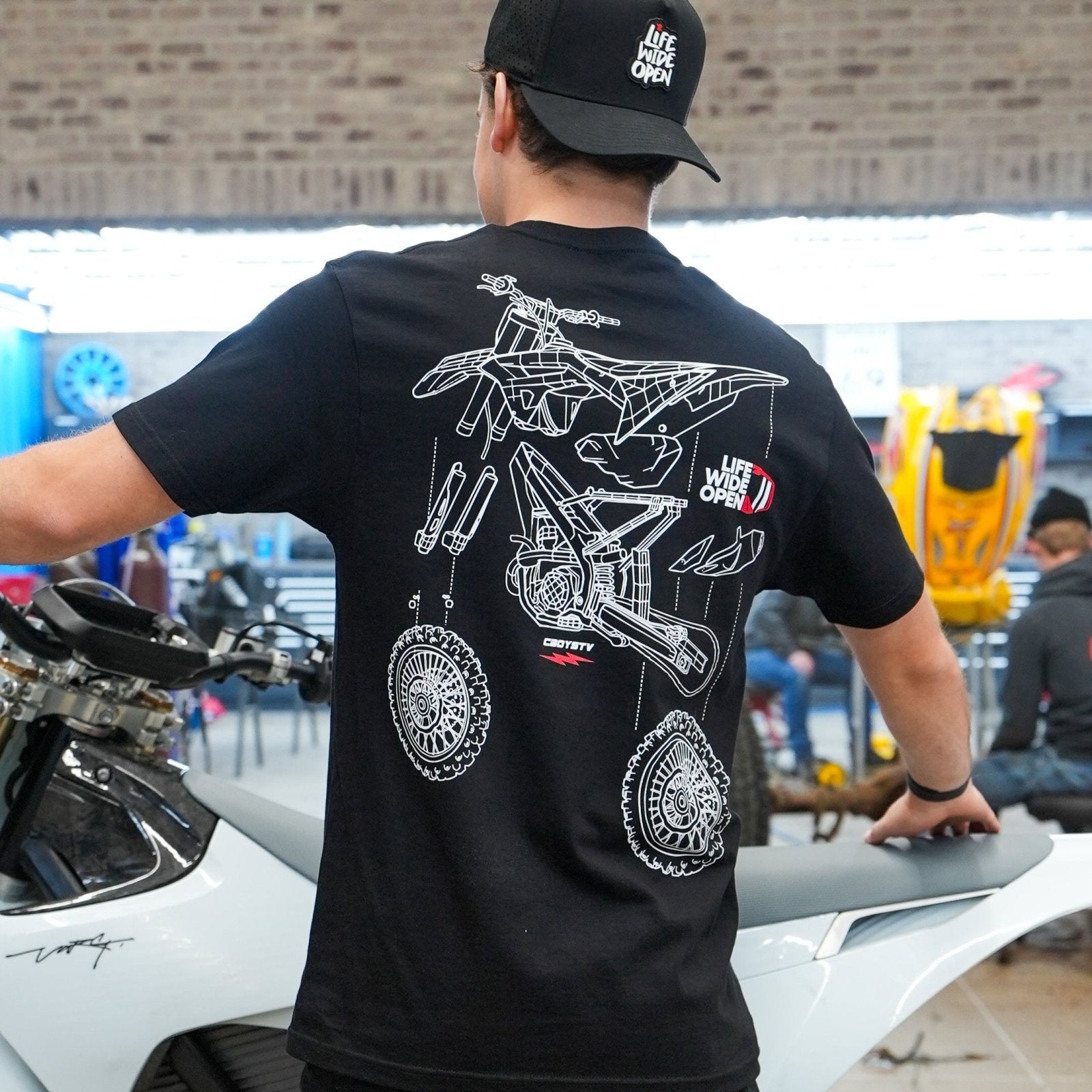 Dirtbike Blowup Tee