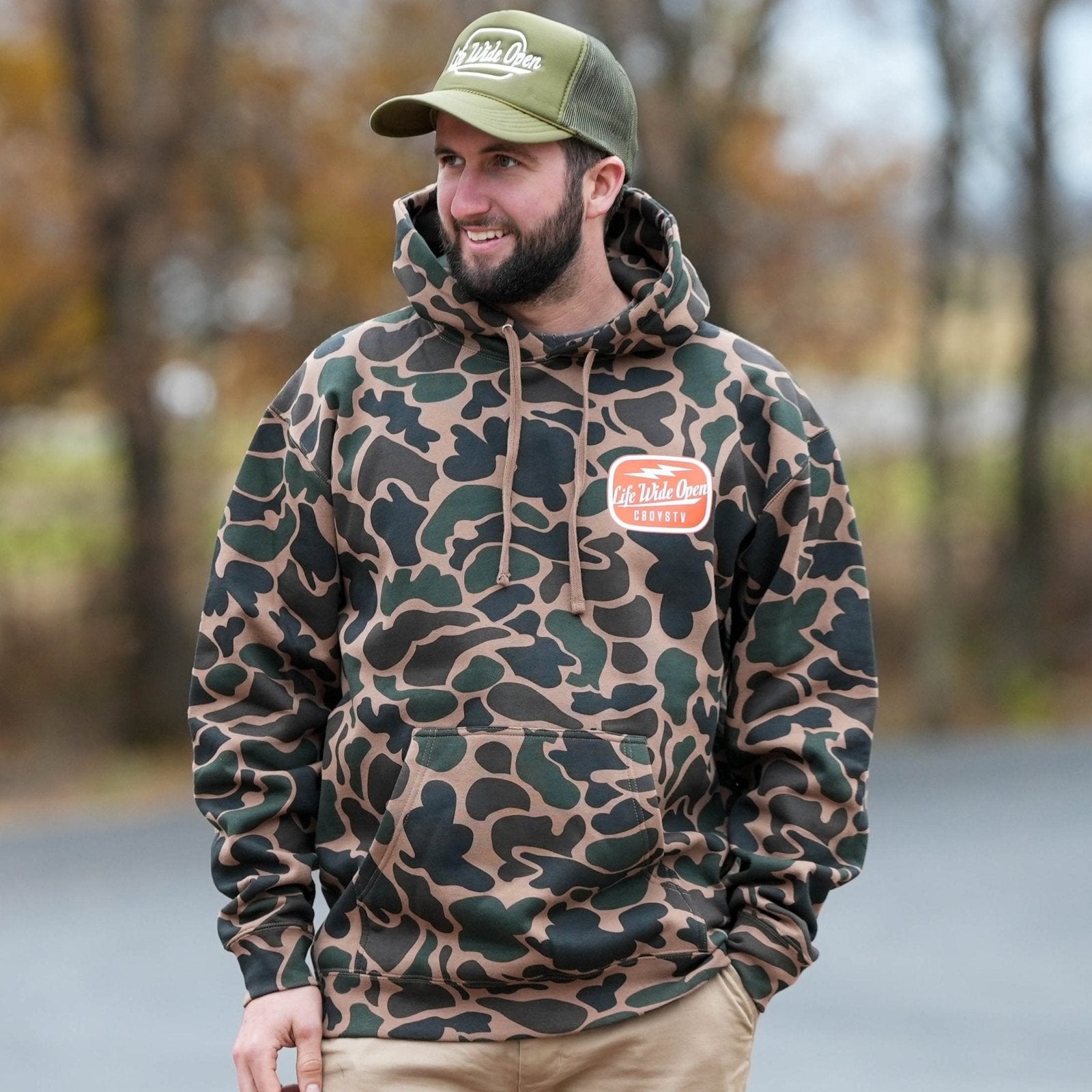 Duck camo hoodie on sale