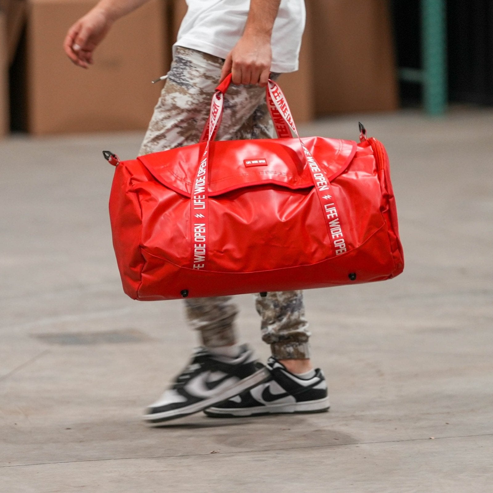 Red Duffel Bag