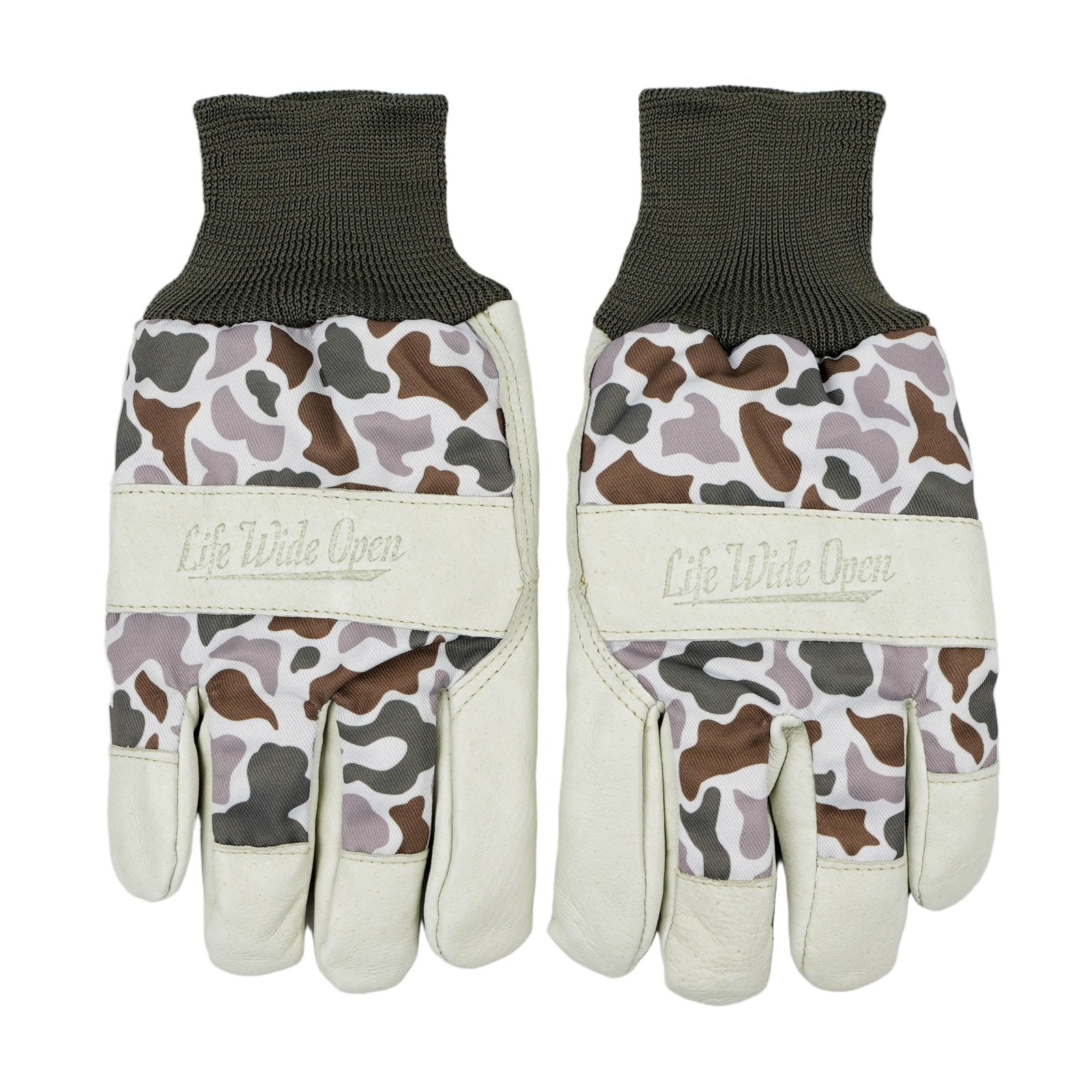Duck Camo Work Gloves