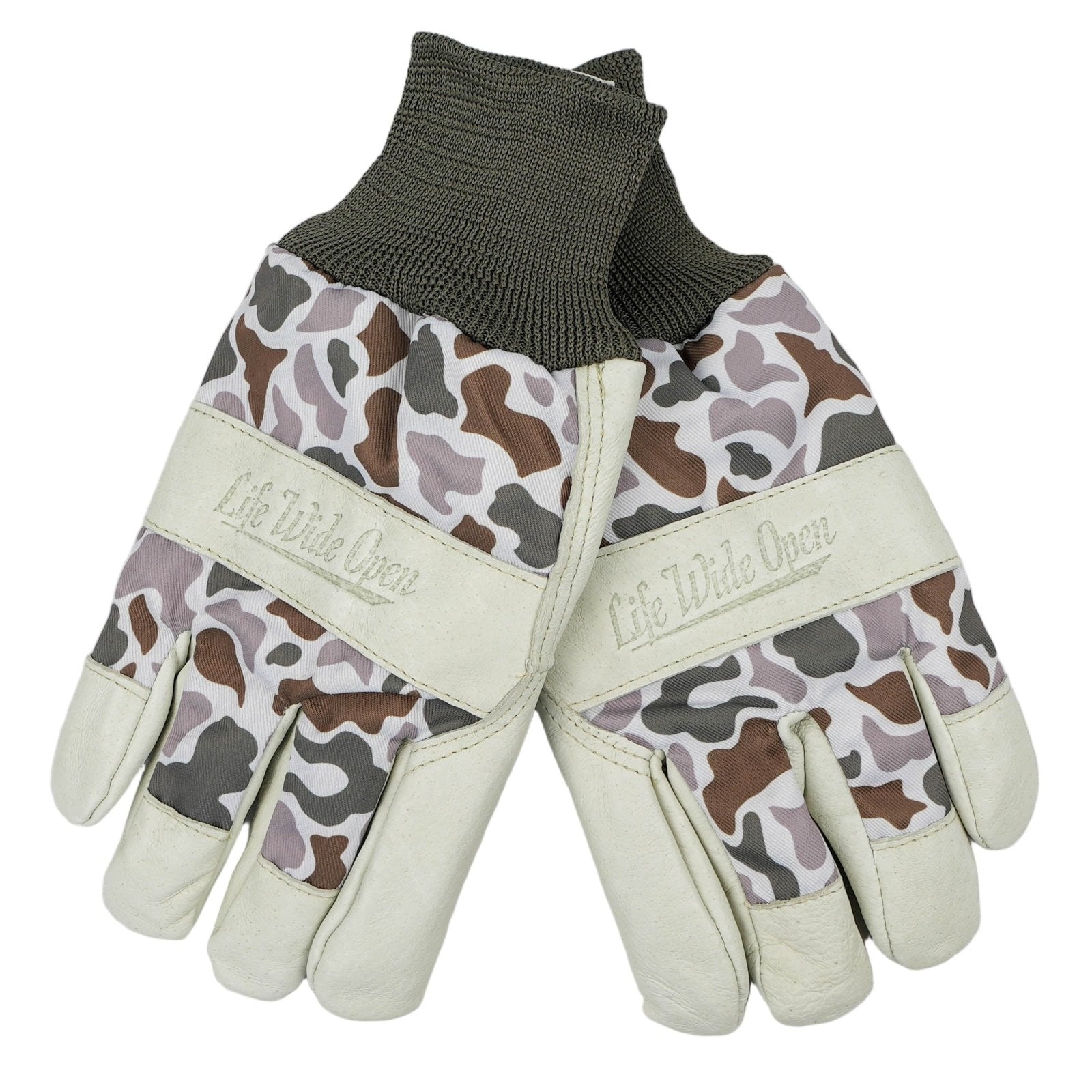 Duck Camo Work Gloves