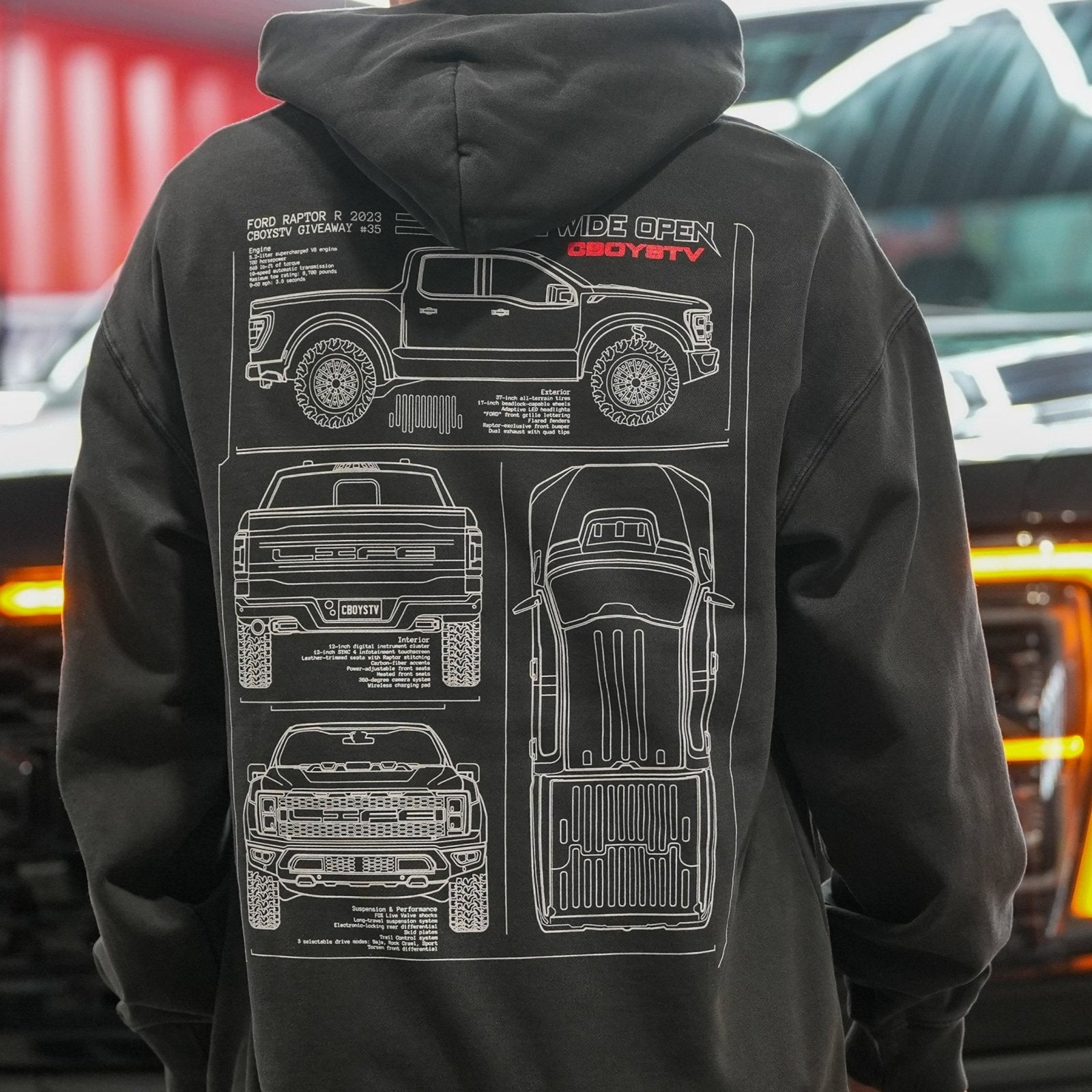 Raptor R Tech Spec Hoodie