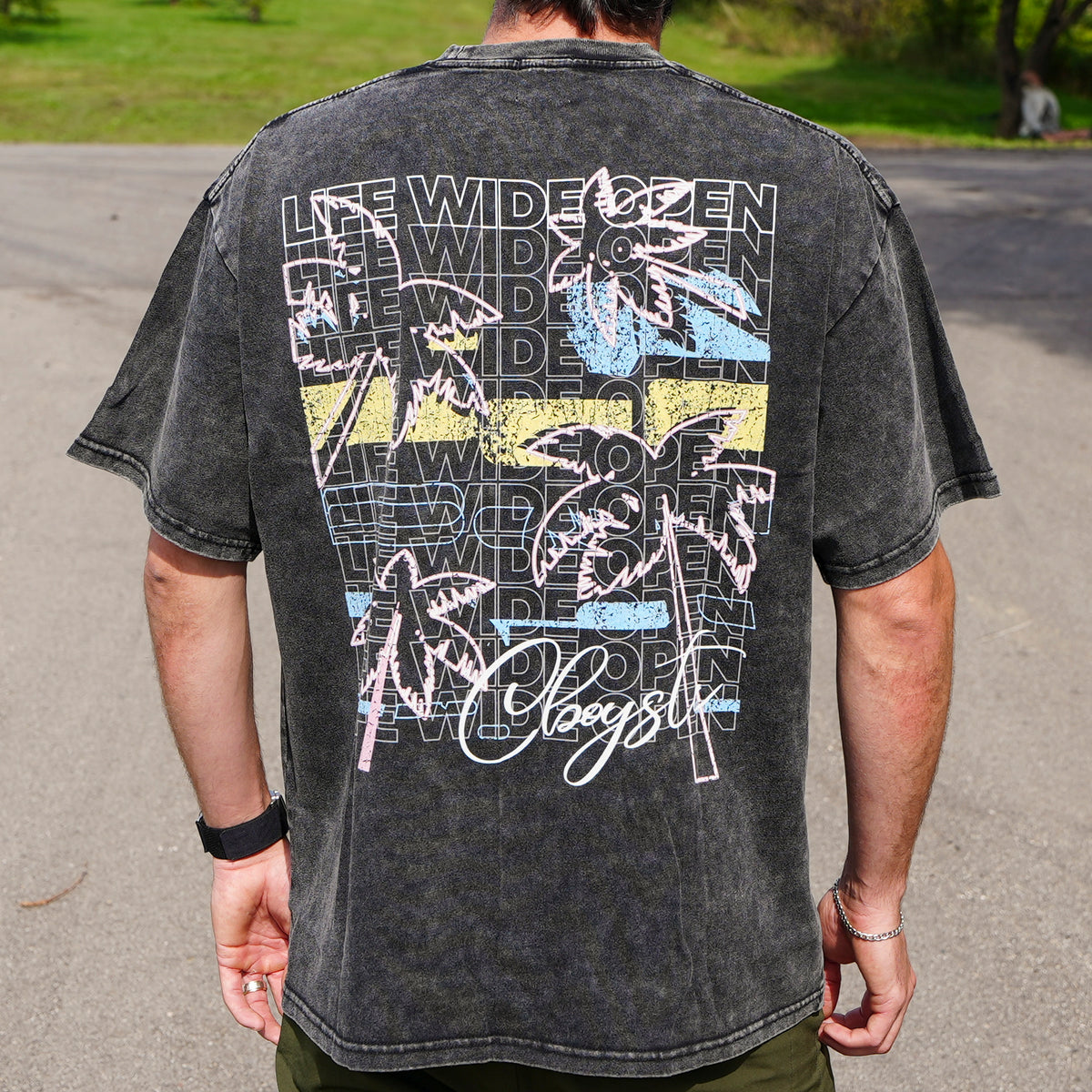 LWO Palms Mineral Wash Tee