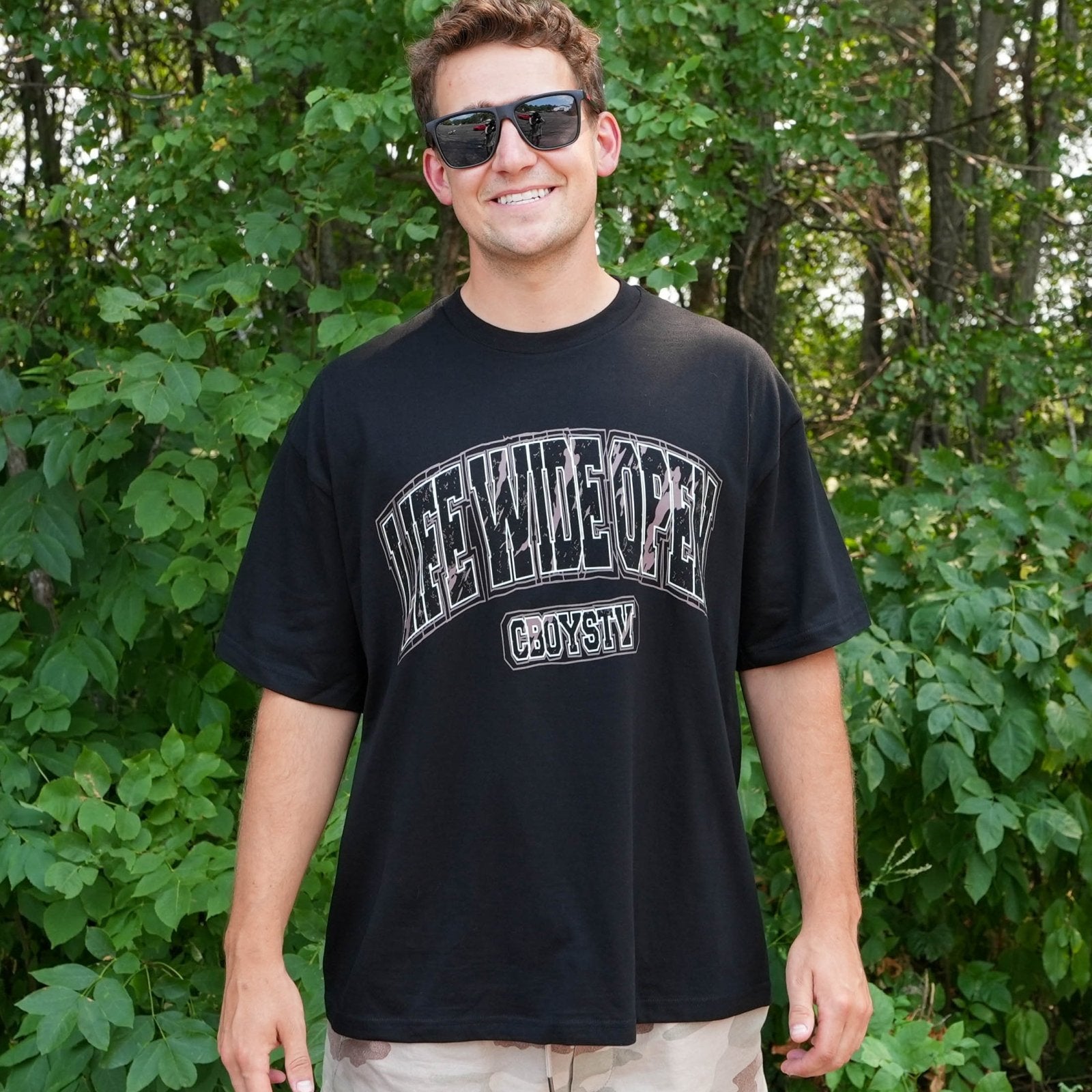 Varsity Camo Boxy Tee