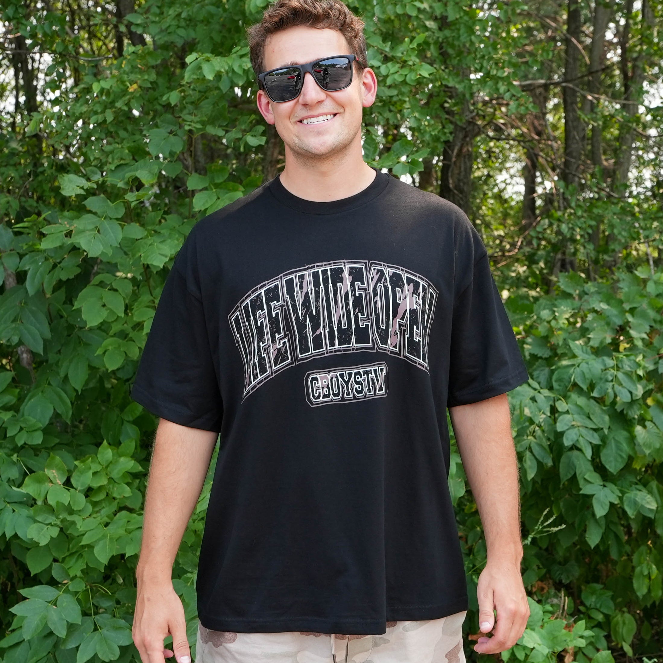 Varsity Camo Oversized Tee