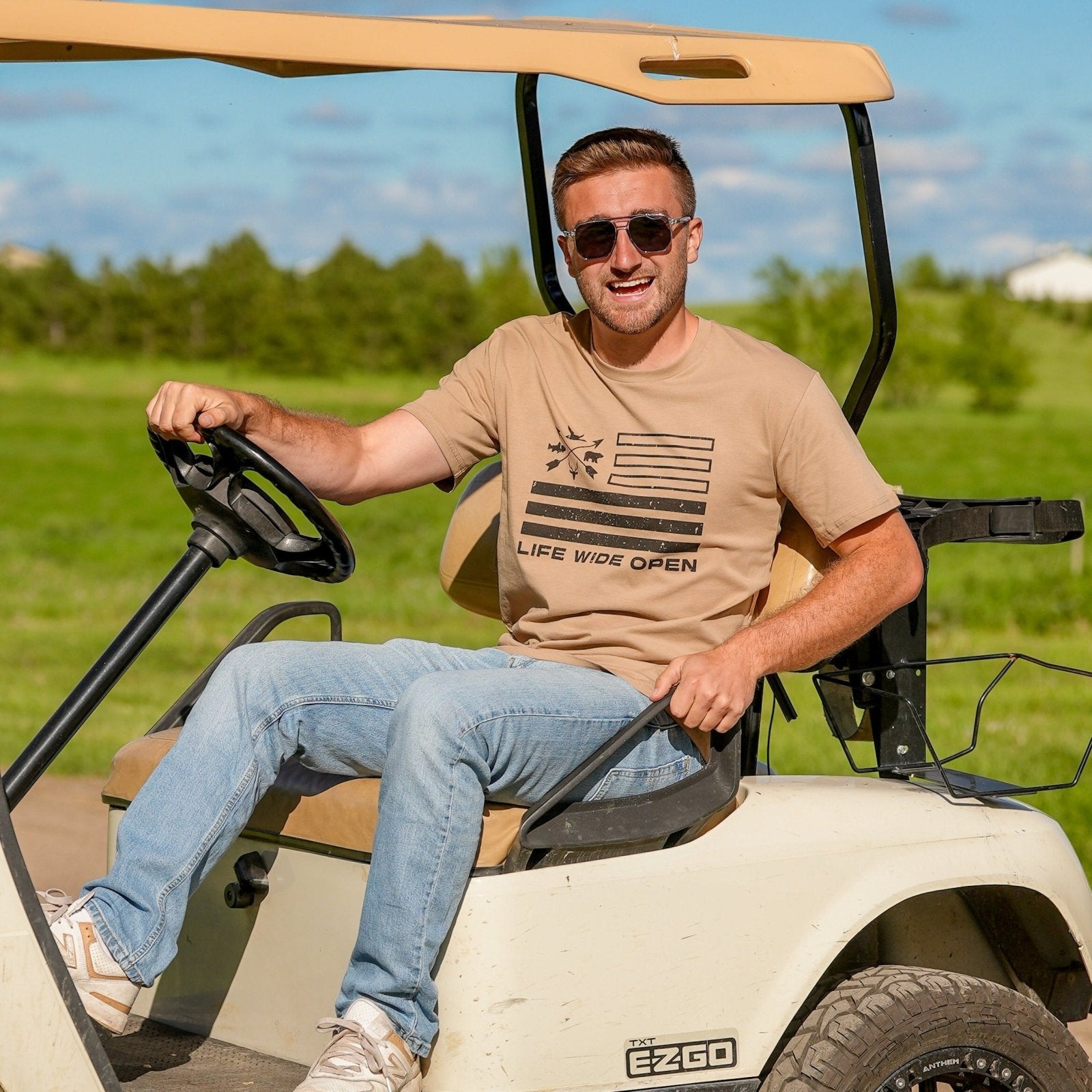 Freedom Outdoors Khaki Tee