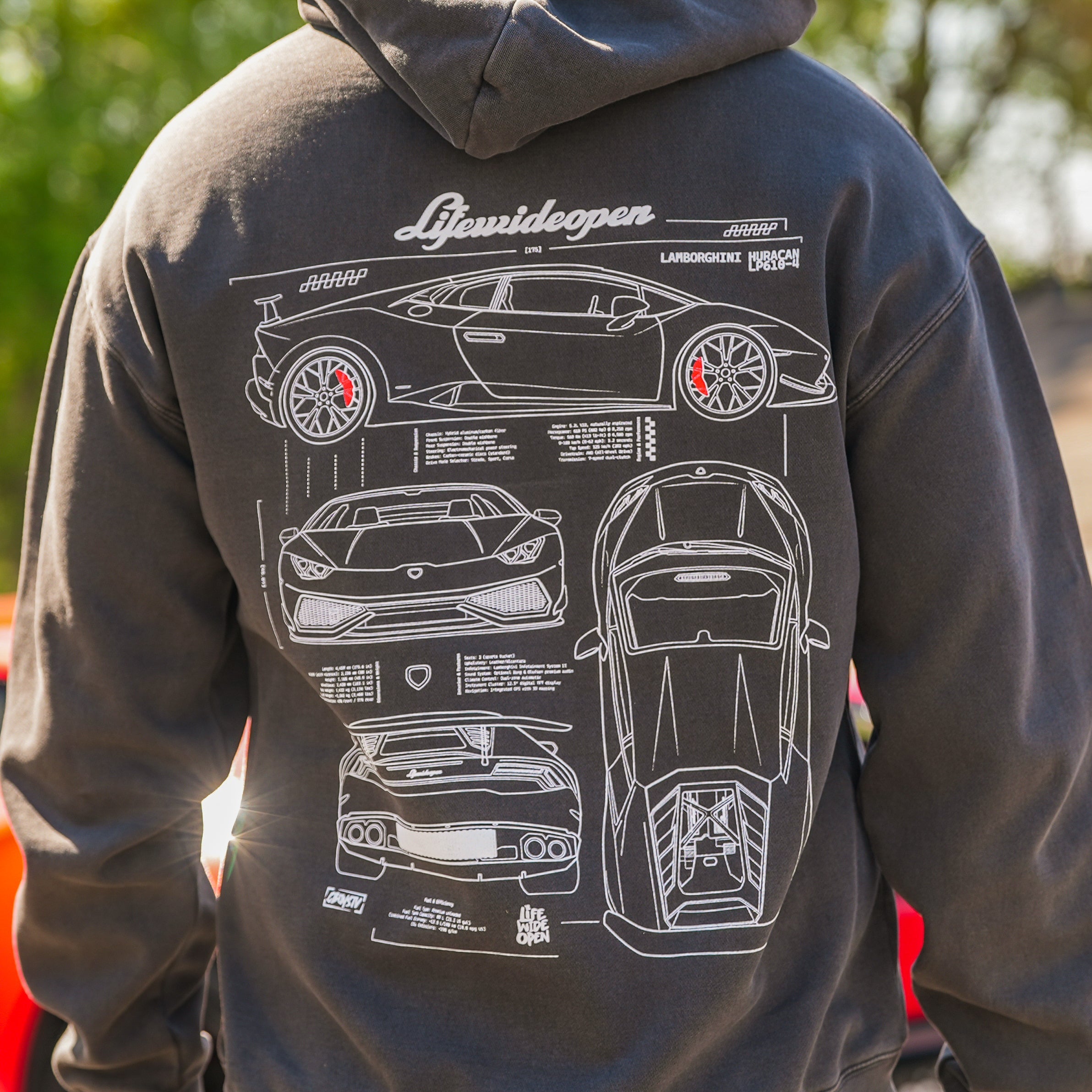 Lamborghini Tech Spec Hoodie