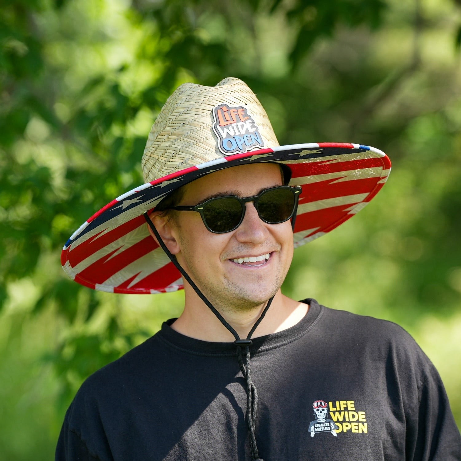 Stars & Stripes Straw Hat