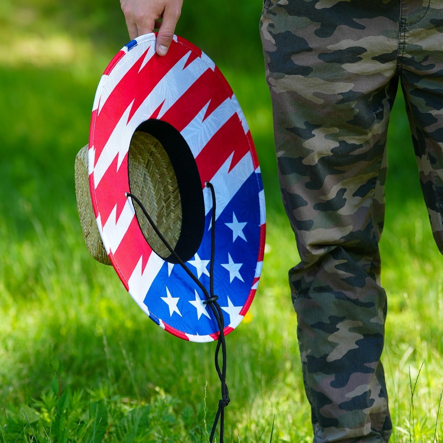 Stars & Stripes Straw Hat