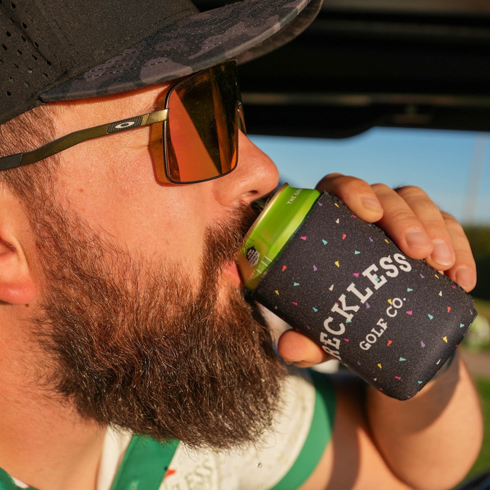 RG Confetti Can Koozie