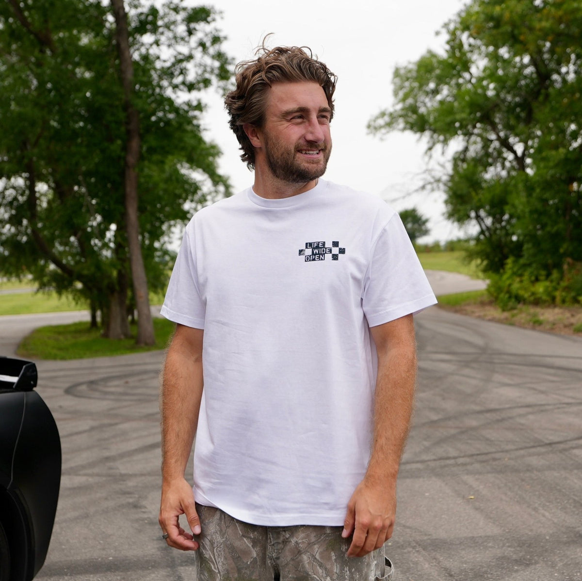 Speed Shop White Tee