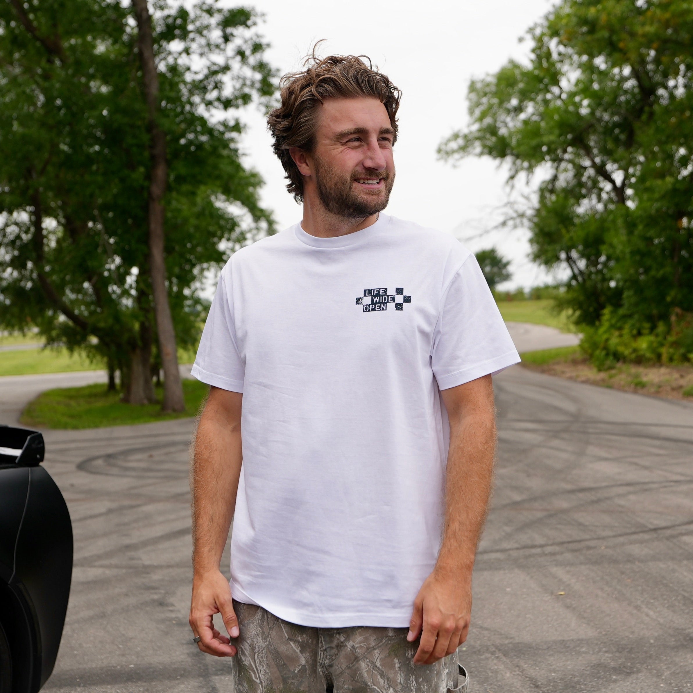 Speed Shop White Tee