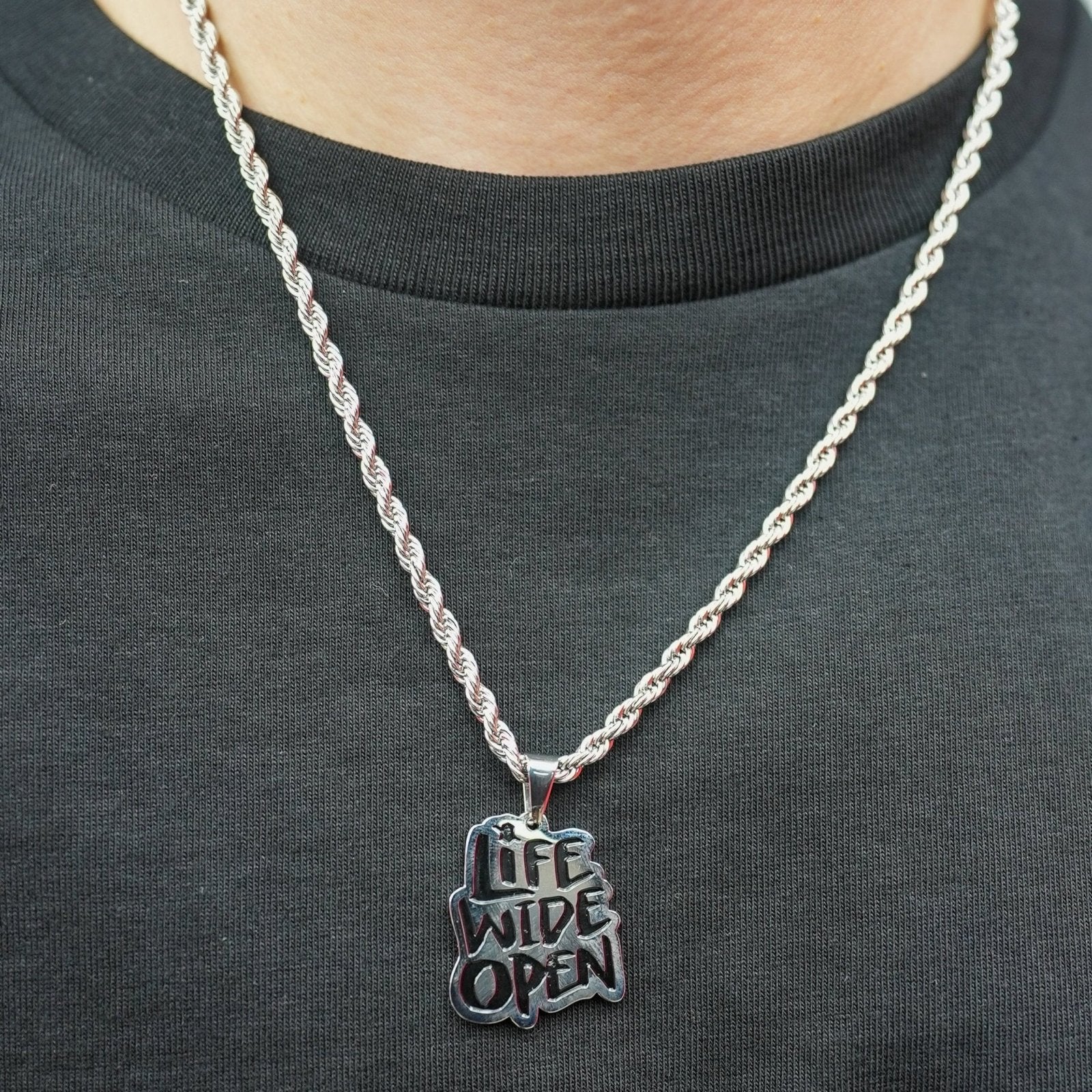 Silver Life Wide Open Rope Chain