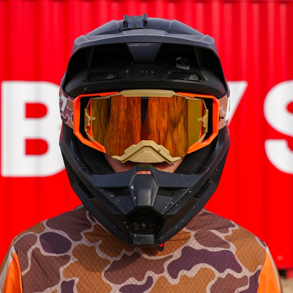LWOGear Desert Camo Moto Goggles
