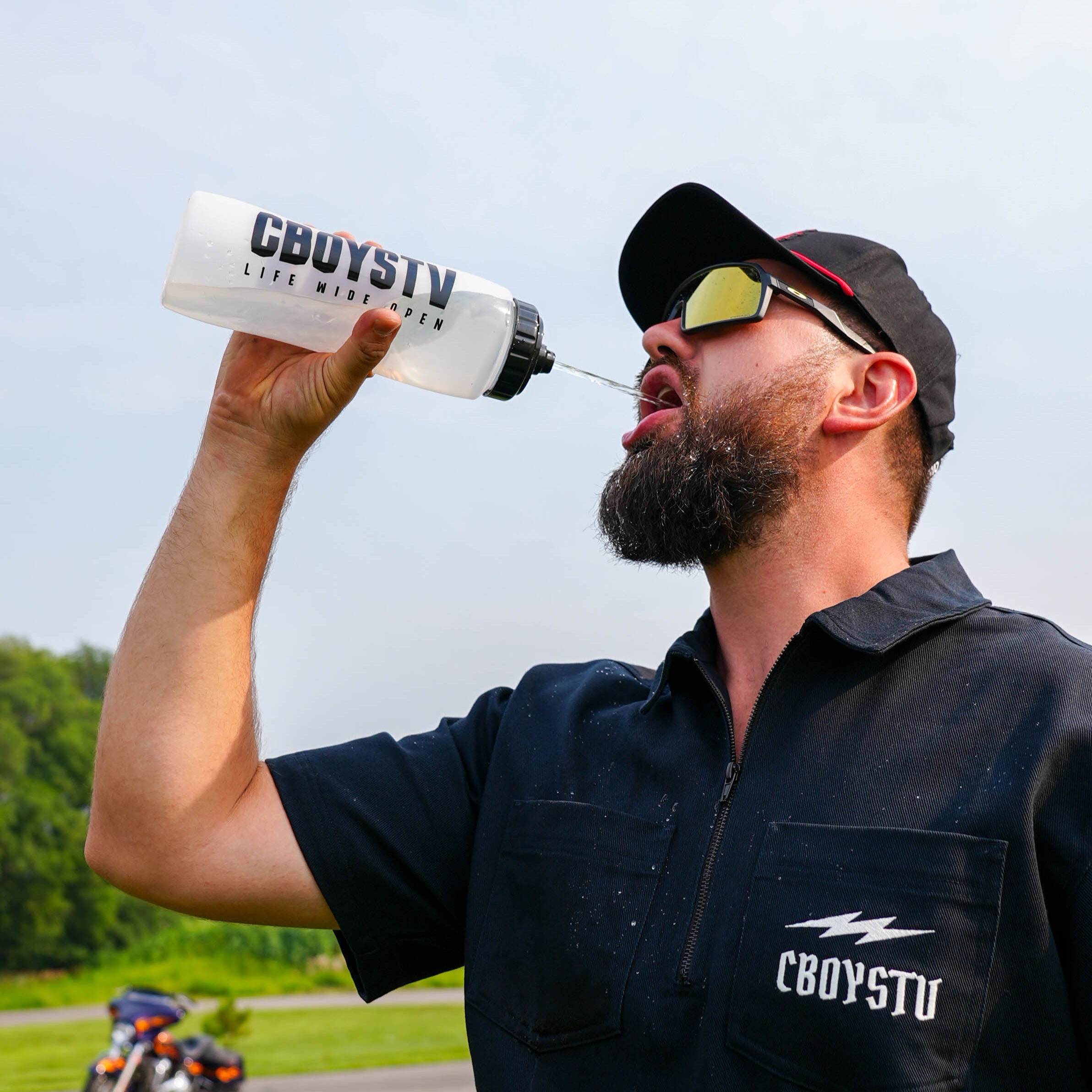 Clear CboysTV Water Bottle