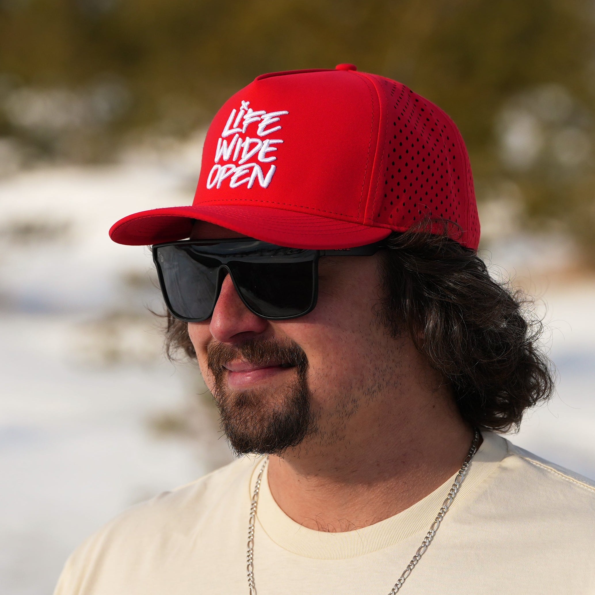 RED LWO Embroidery Hat