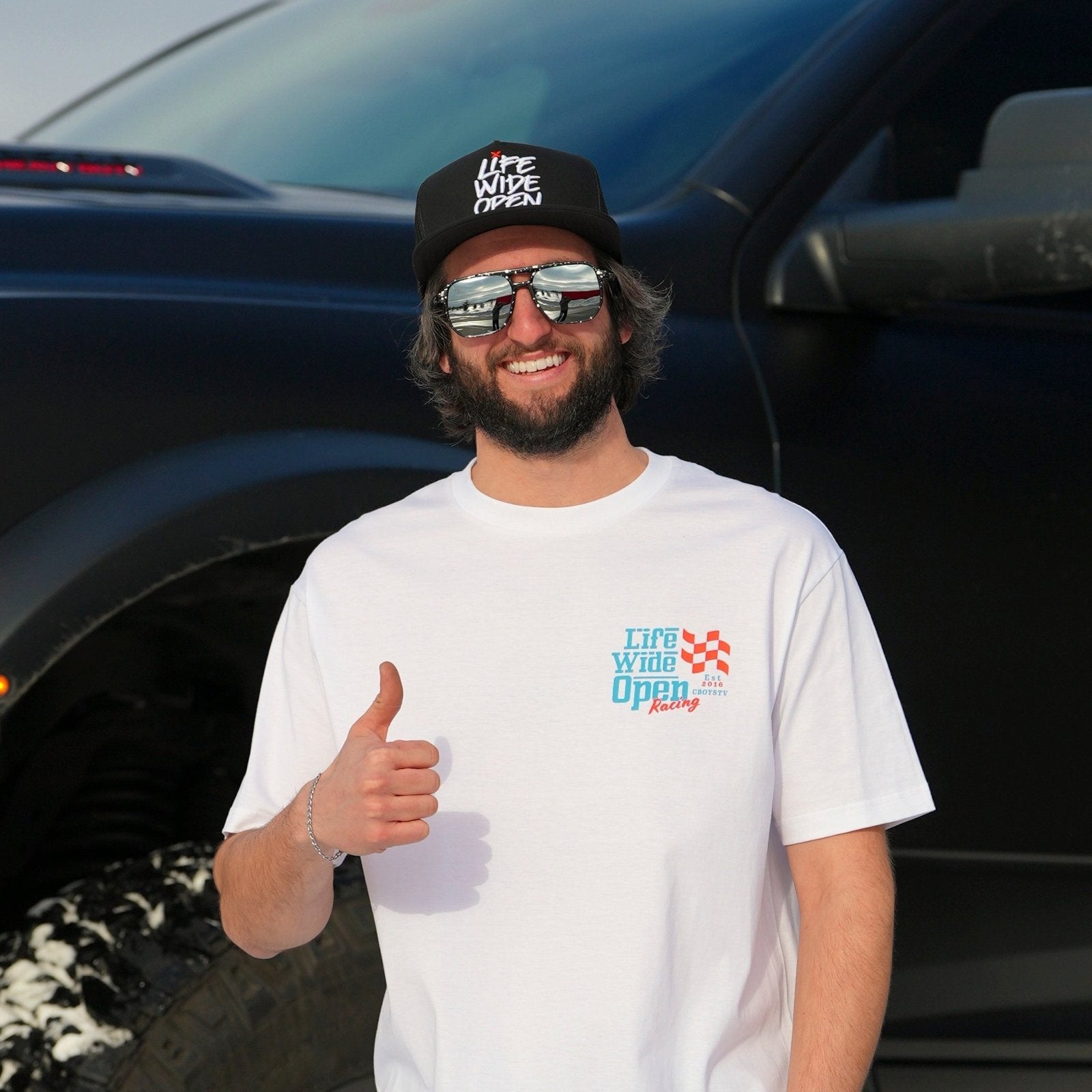 Flat Brim Red X LWO Hat