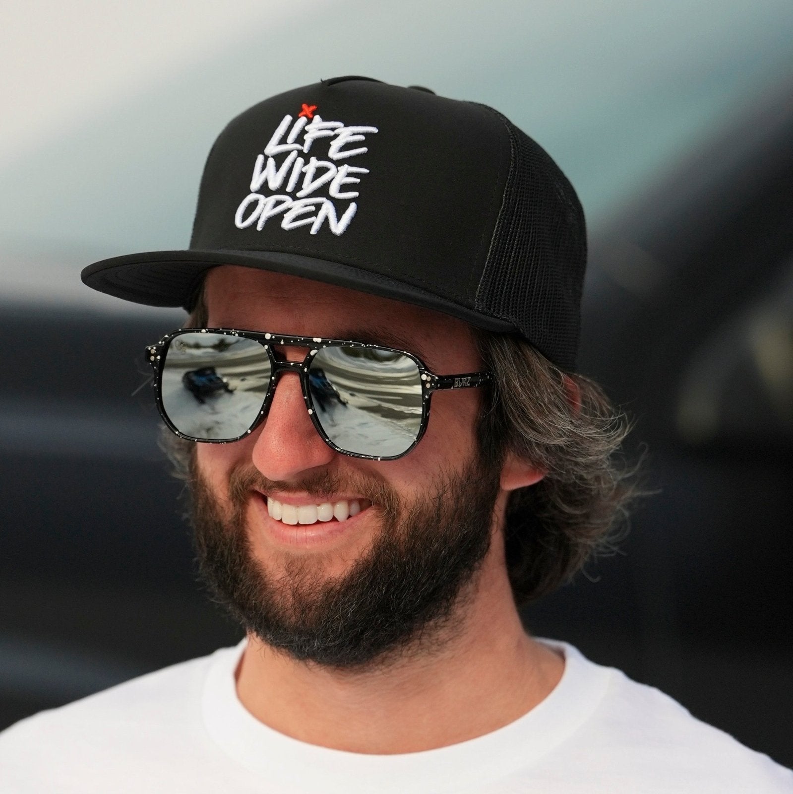 Flat Brim Red X LWO Hat