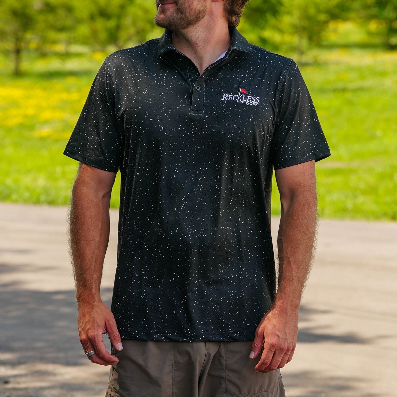 Blackout Splatter RG Golf Polo