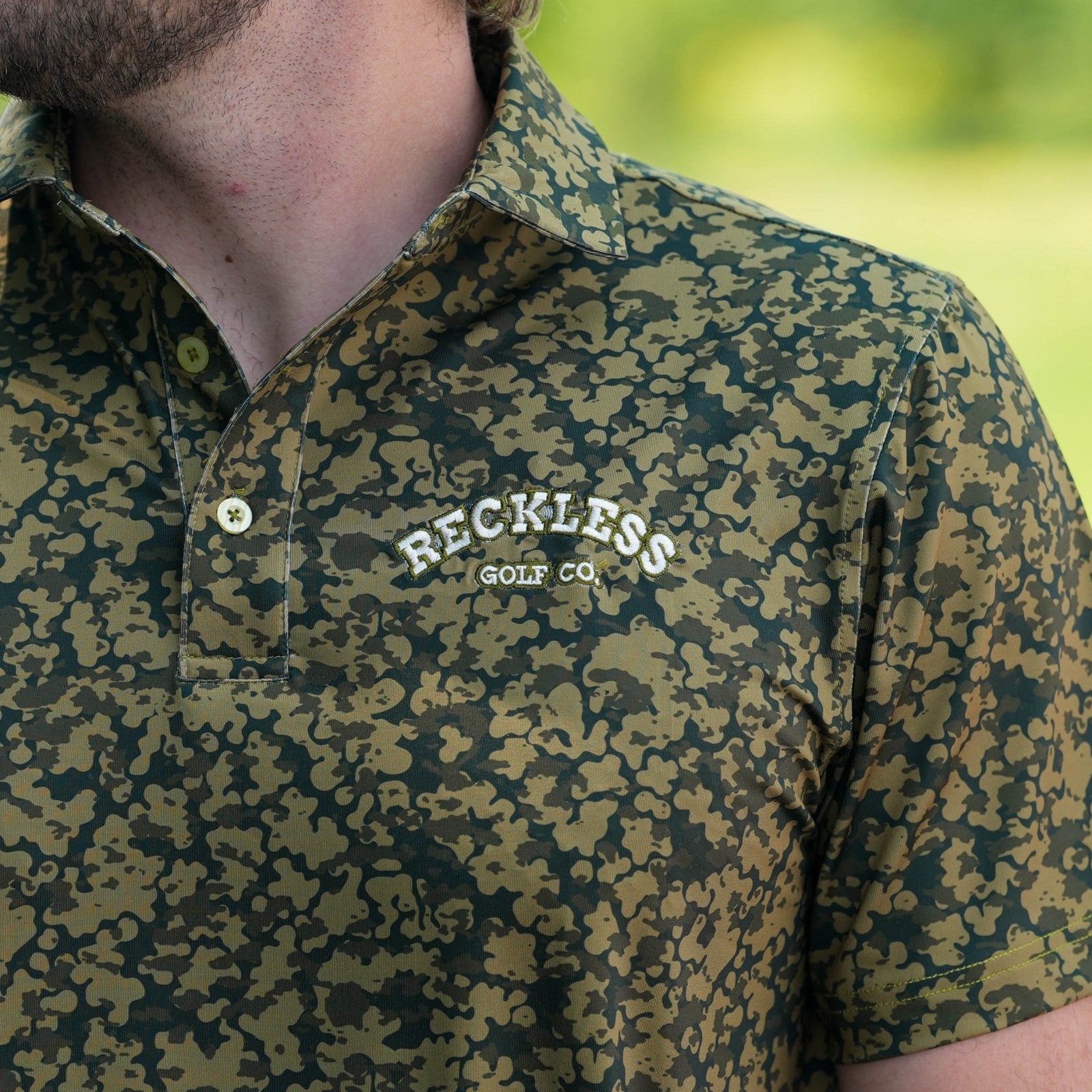美品 GOOLD GOLF ROCKERS MIEZ POLO カーキ XXL Moss Greens RG Golf Polo