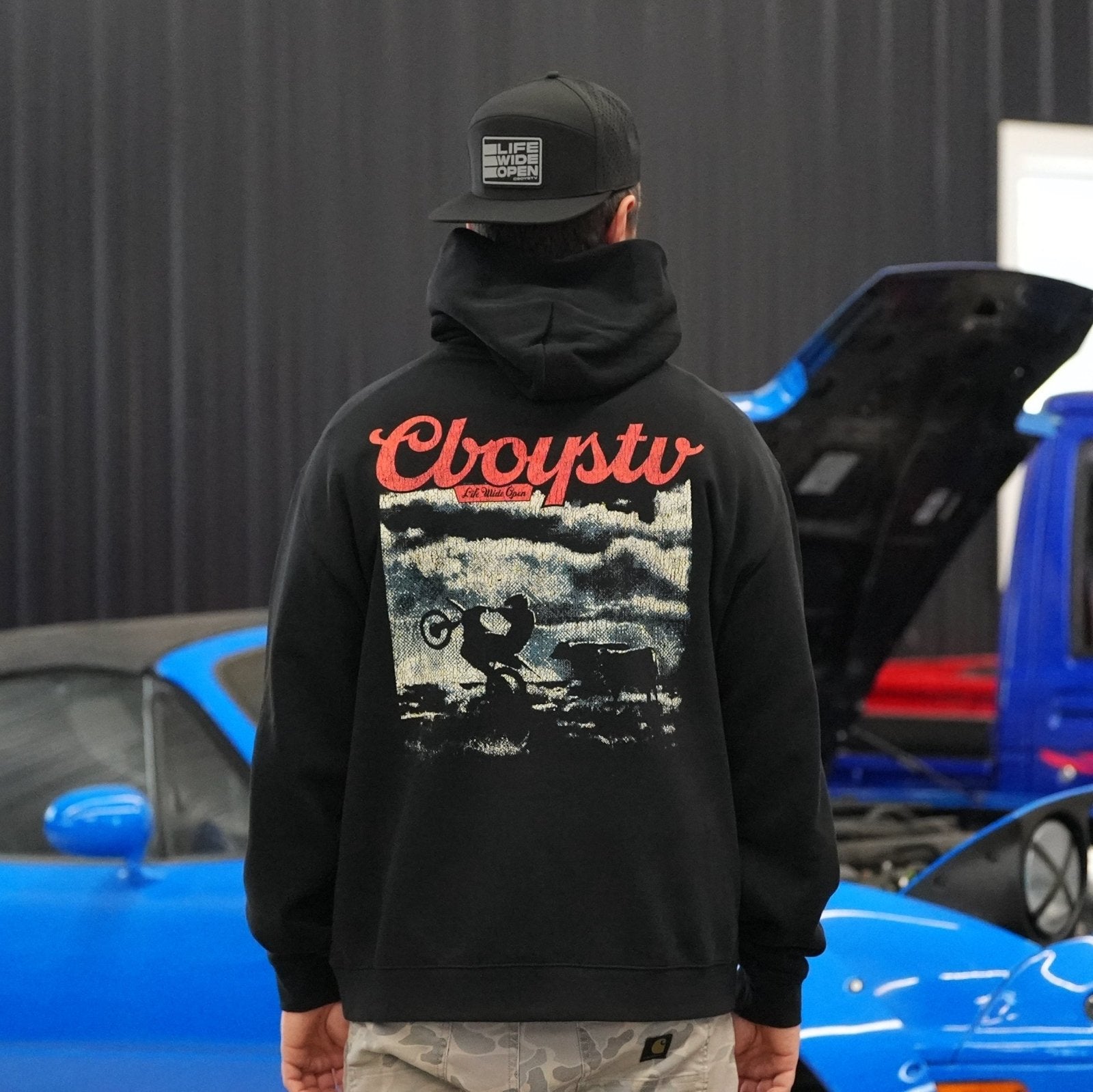 Vintage Wheelie Hoodie