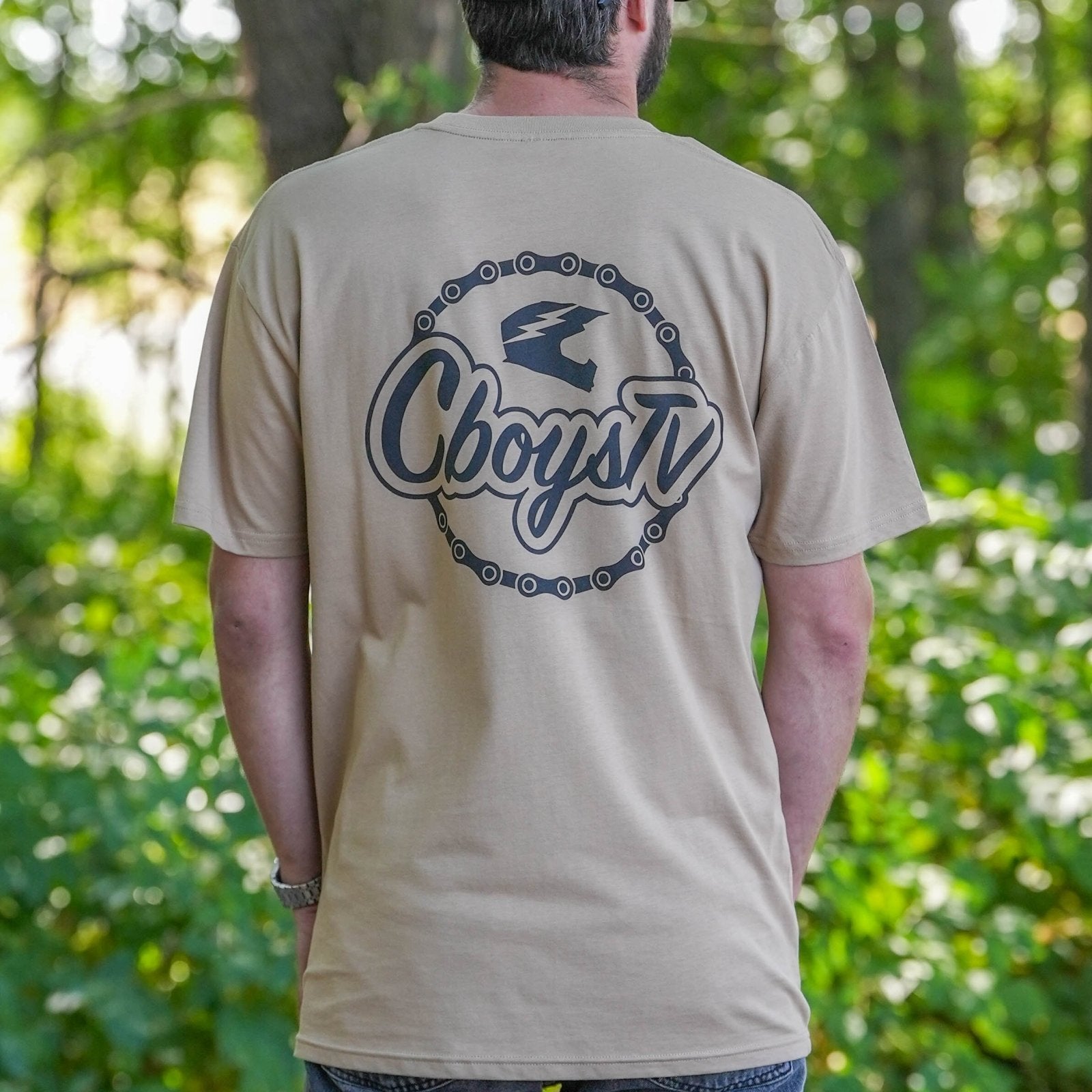 Khaki Chain Gang Tee