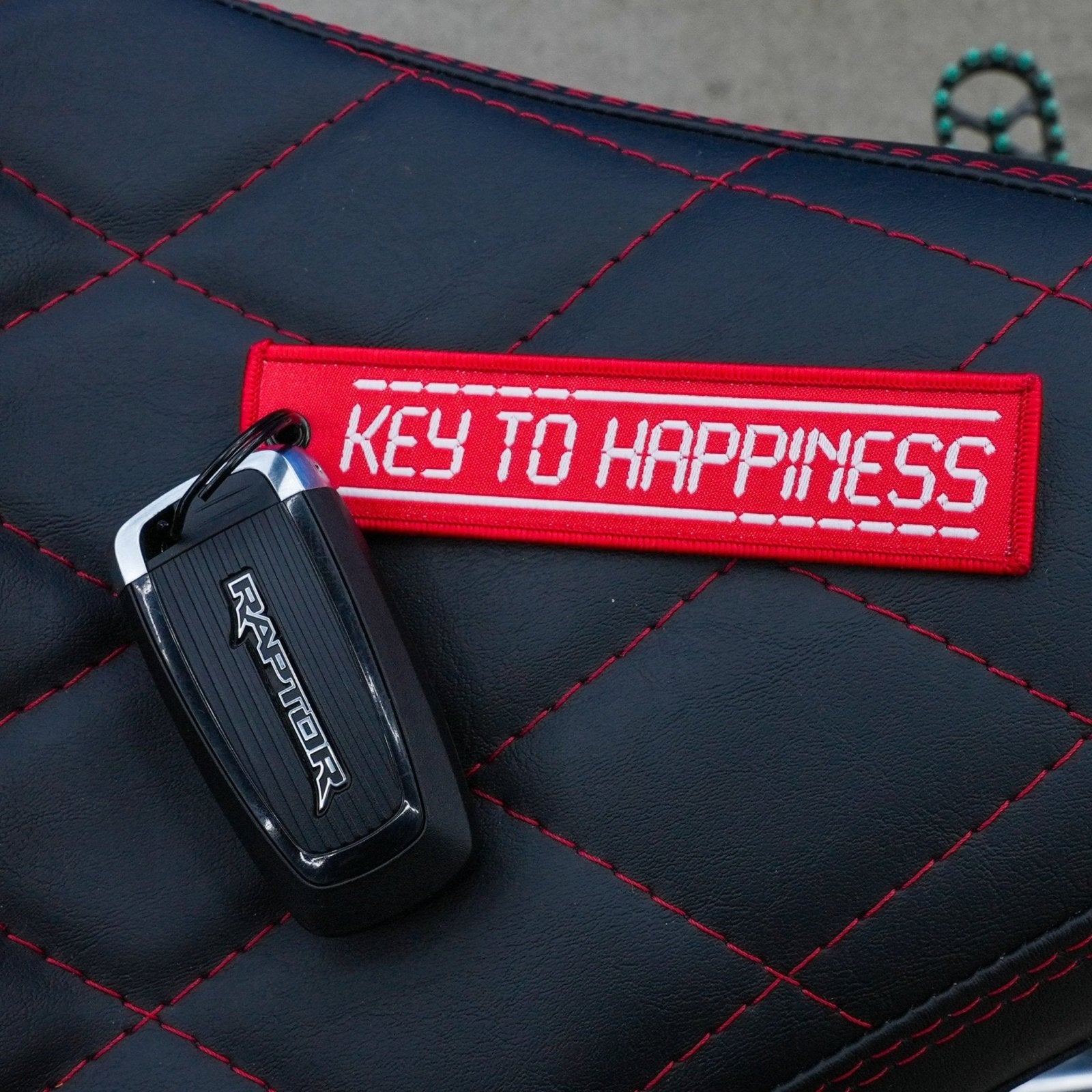 Red Key To Happiness Jet Tag