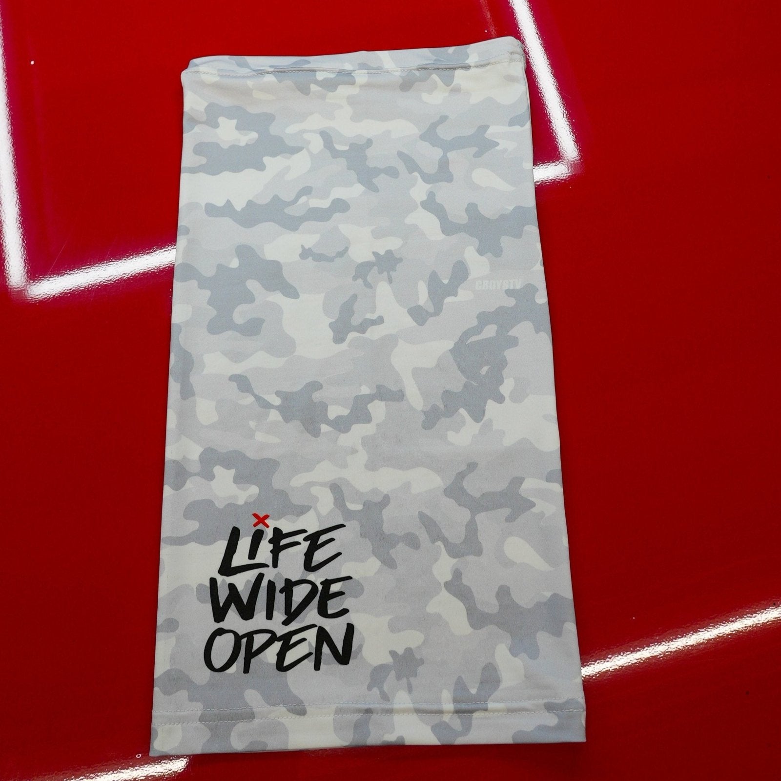 White Camo Neck Gaiter