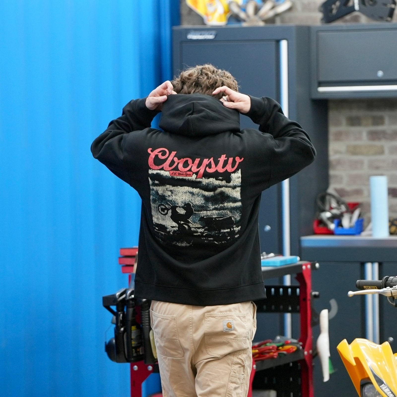 Vintage Wheelie Hoodie