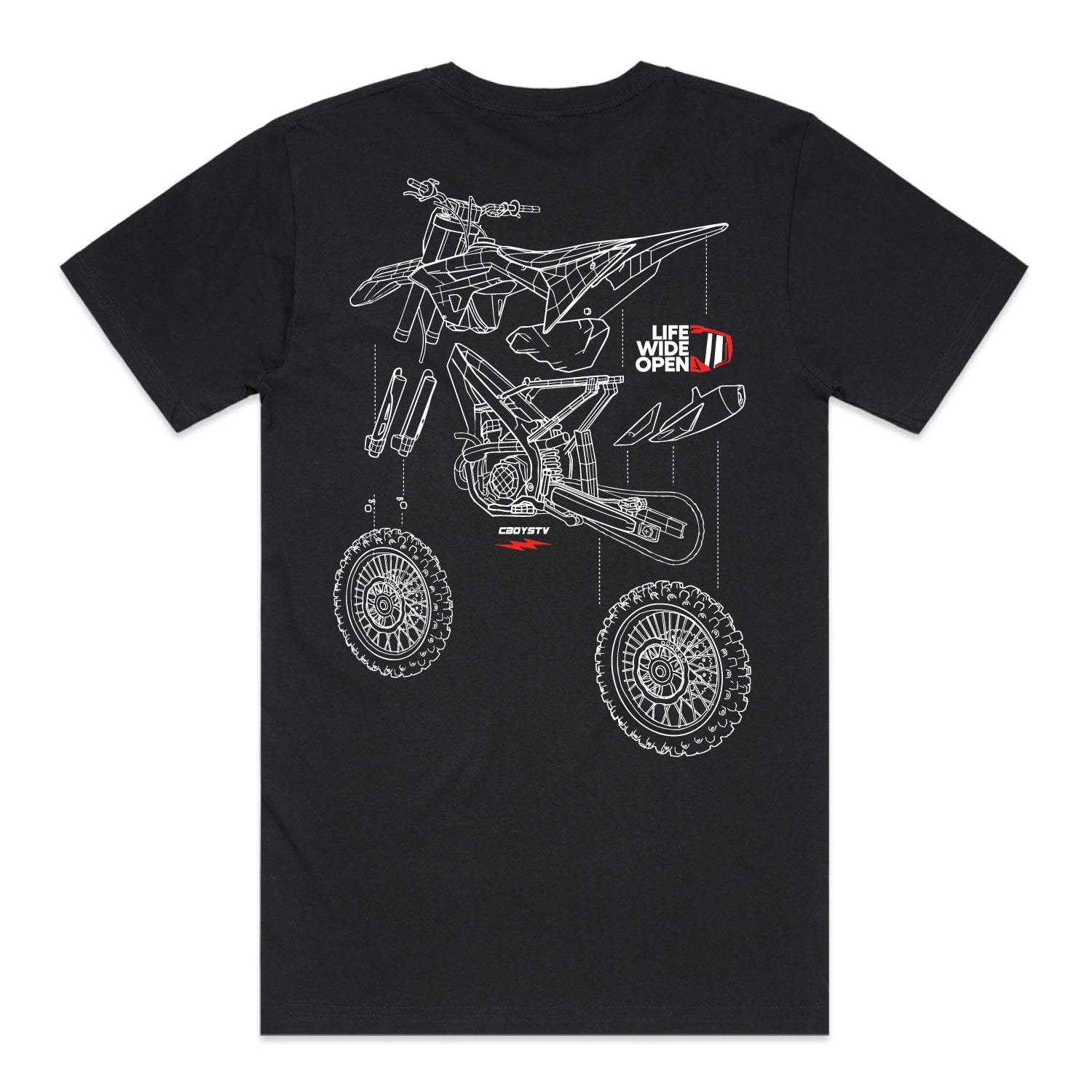 Dirtbike Blowup Tee