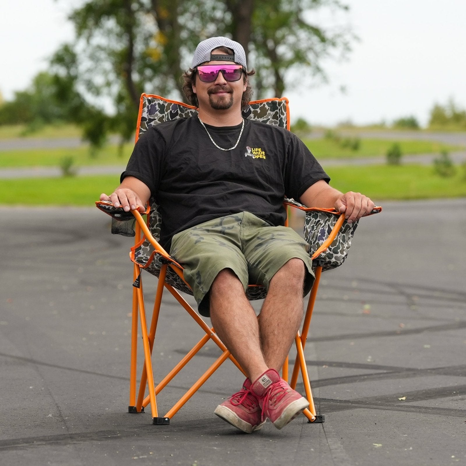 Duck Camo Cooler Chair