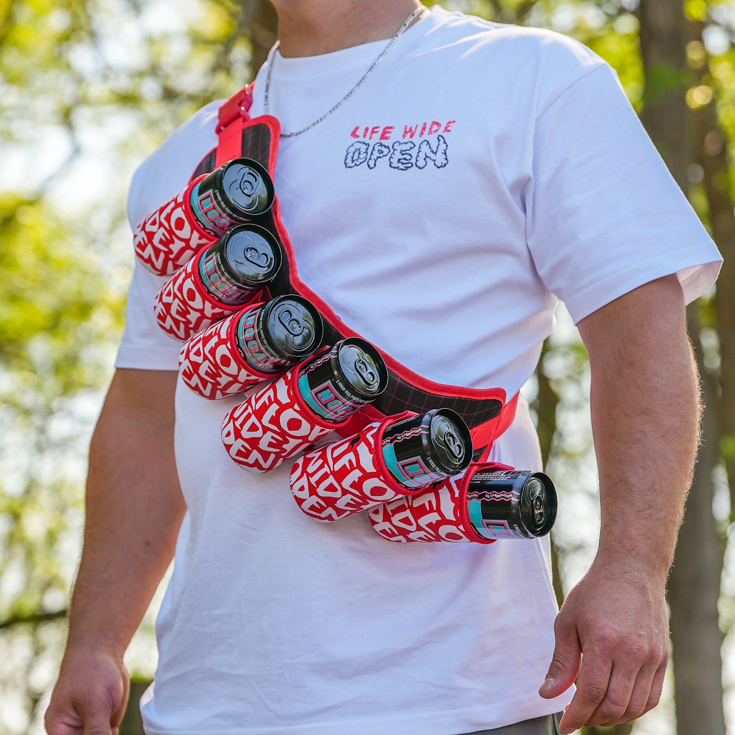 Red LWO Beer Belt