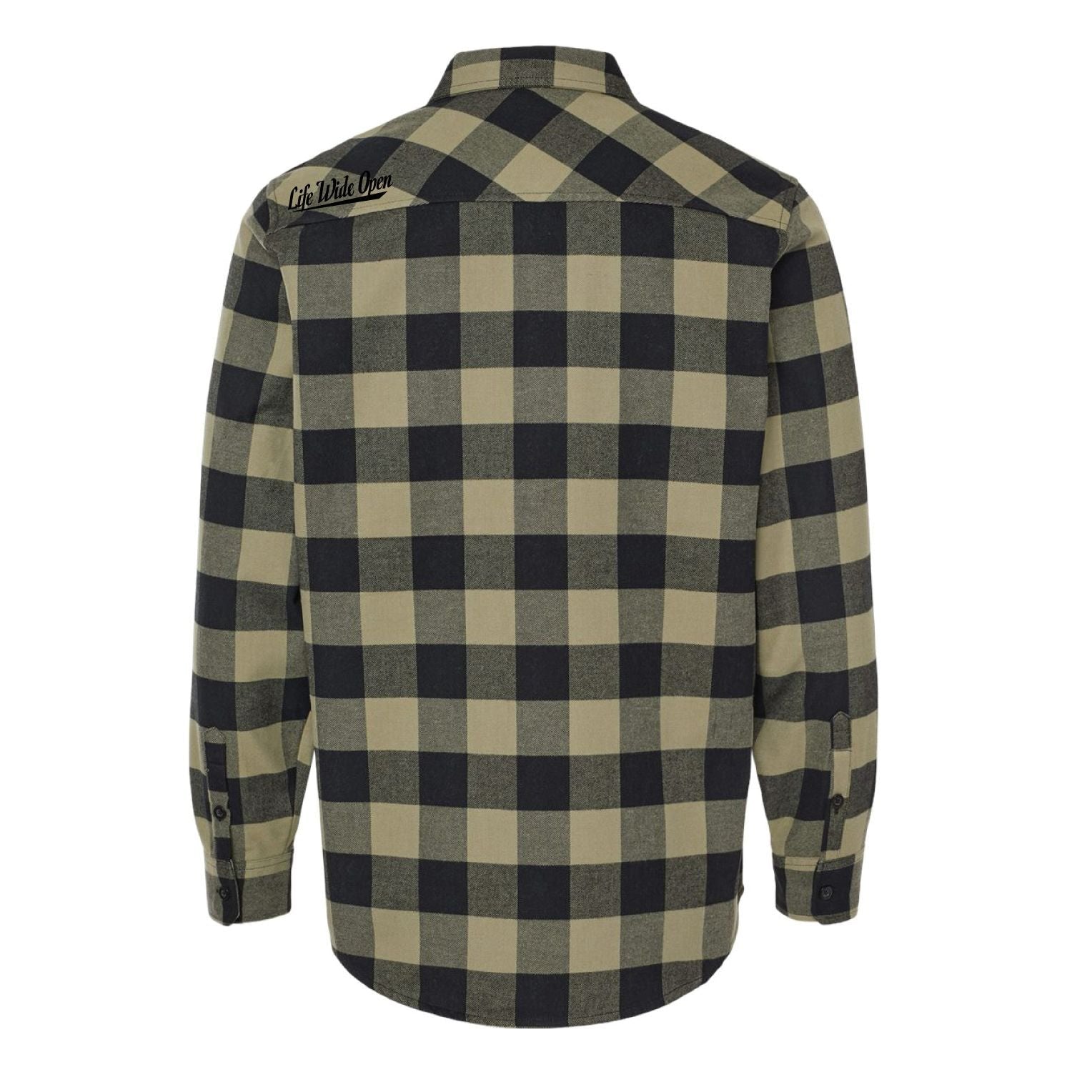 Black and Olive LWO Flannel