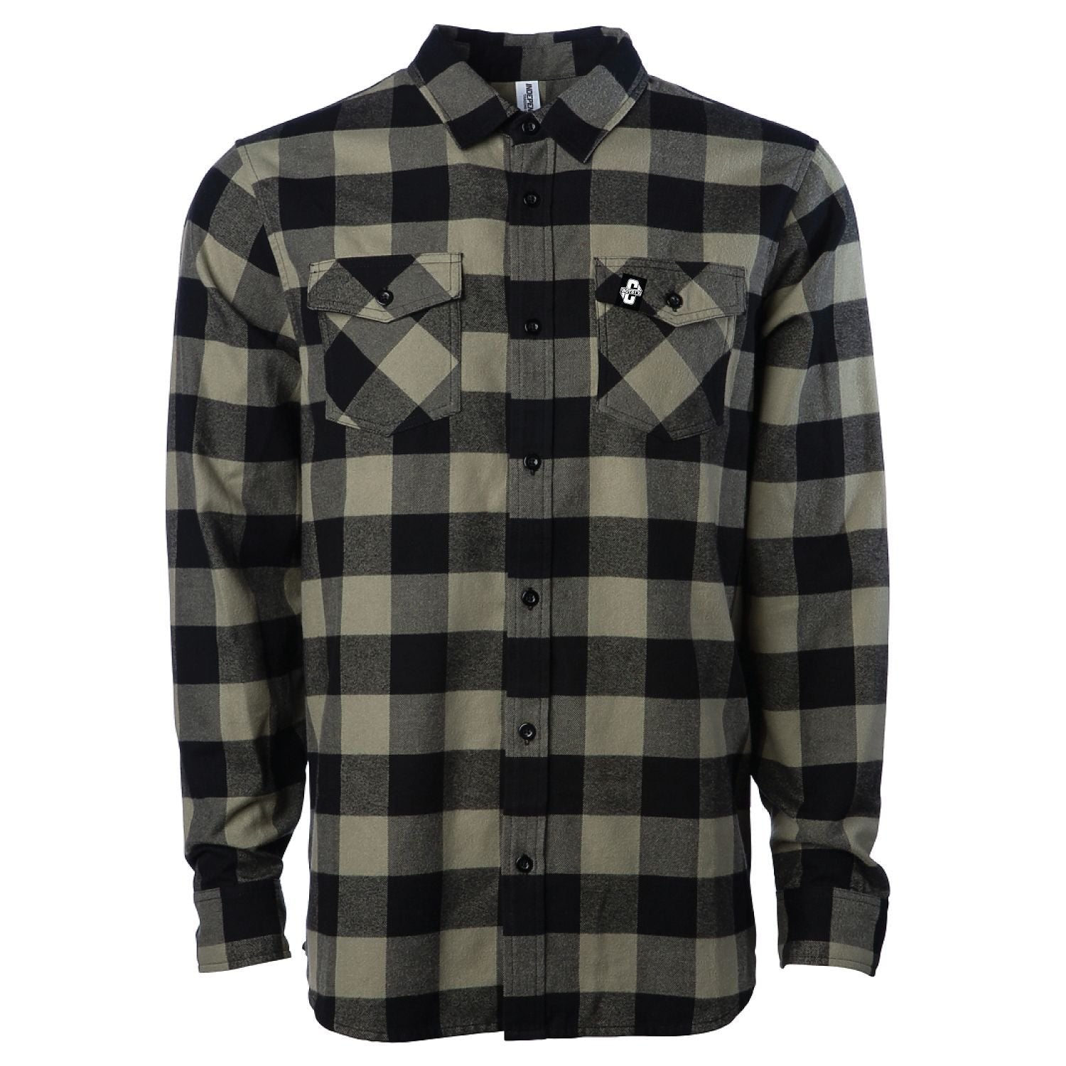 Black and Olive LWO Flannel