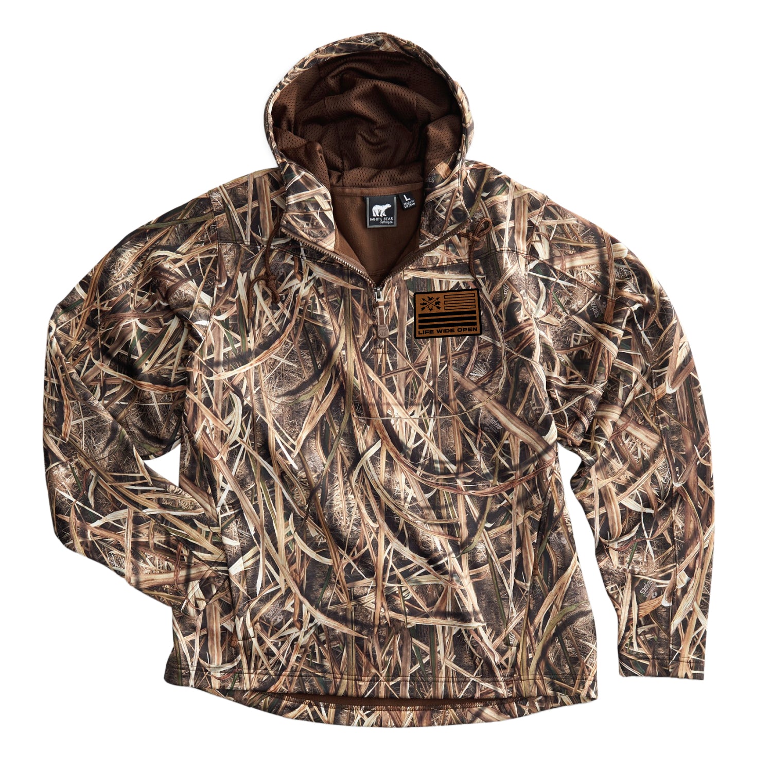 Premium Mossy Oak Reeds 1/4 Zip Hoodie