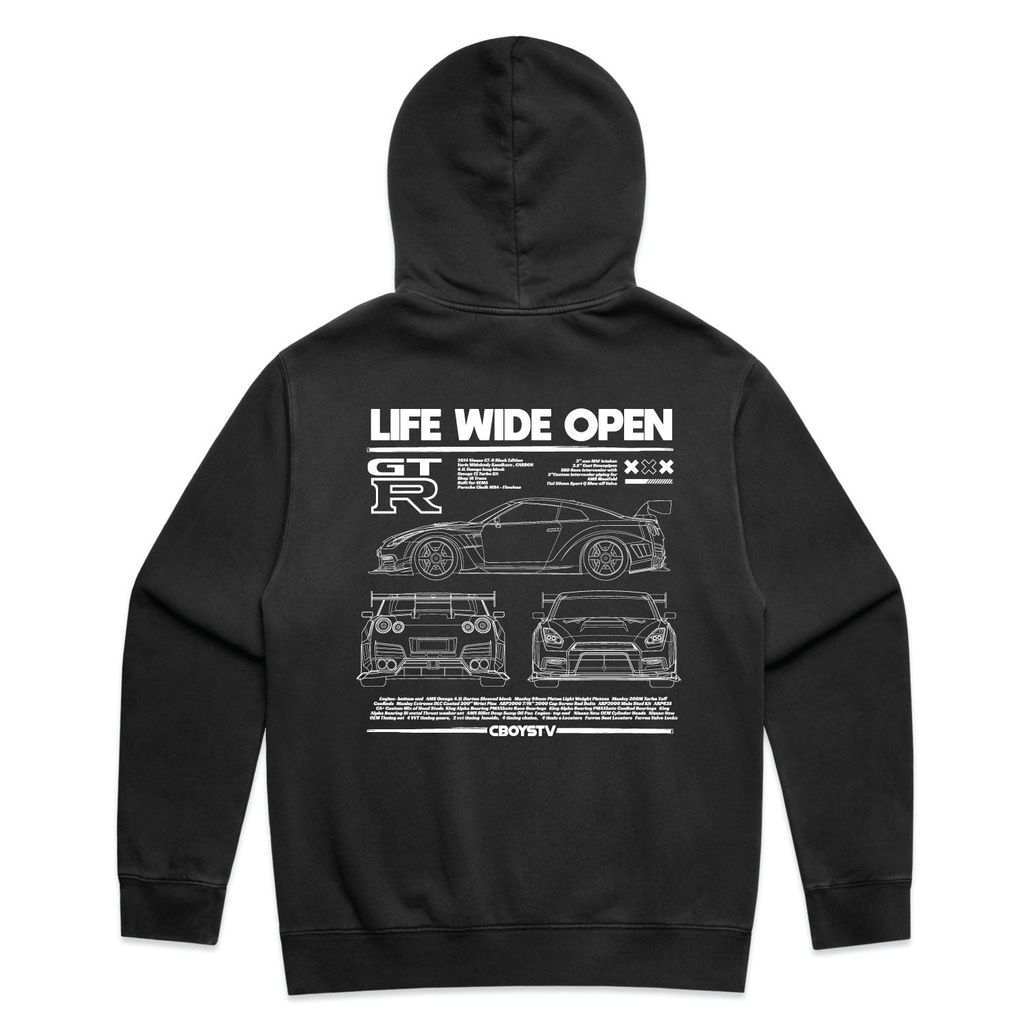 Final Edition GTR Tech Spec Hoodie