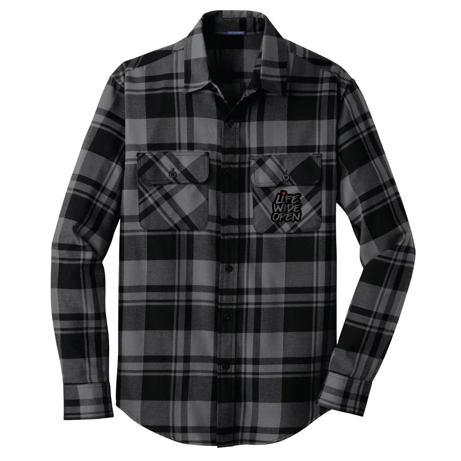 LWO Grey/Black Flannel