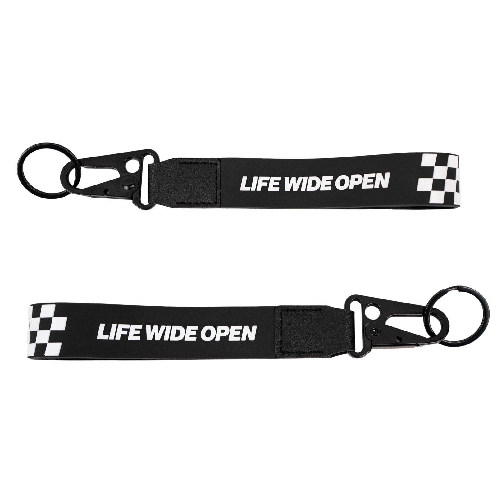 LWO Racing Checkers Clip Tag