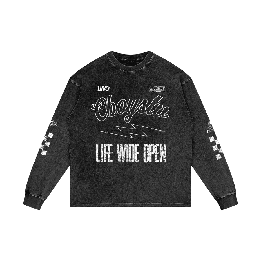 LWO Street Oversized Mineral Wash Long Sleeve