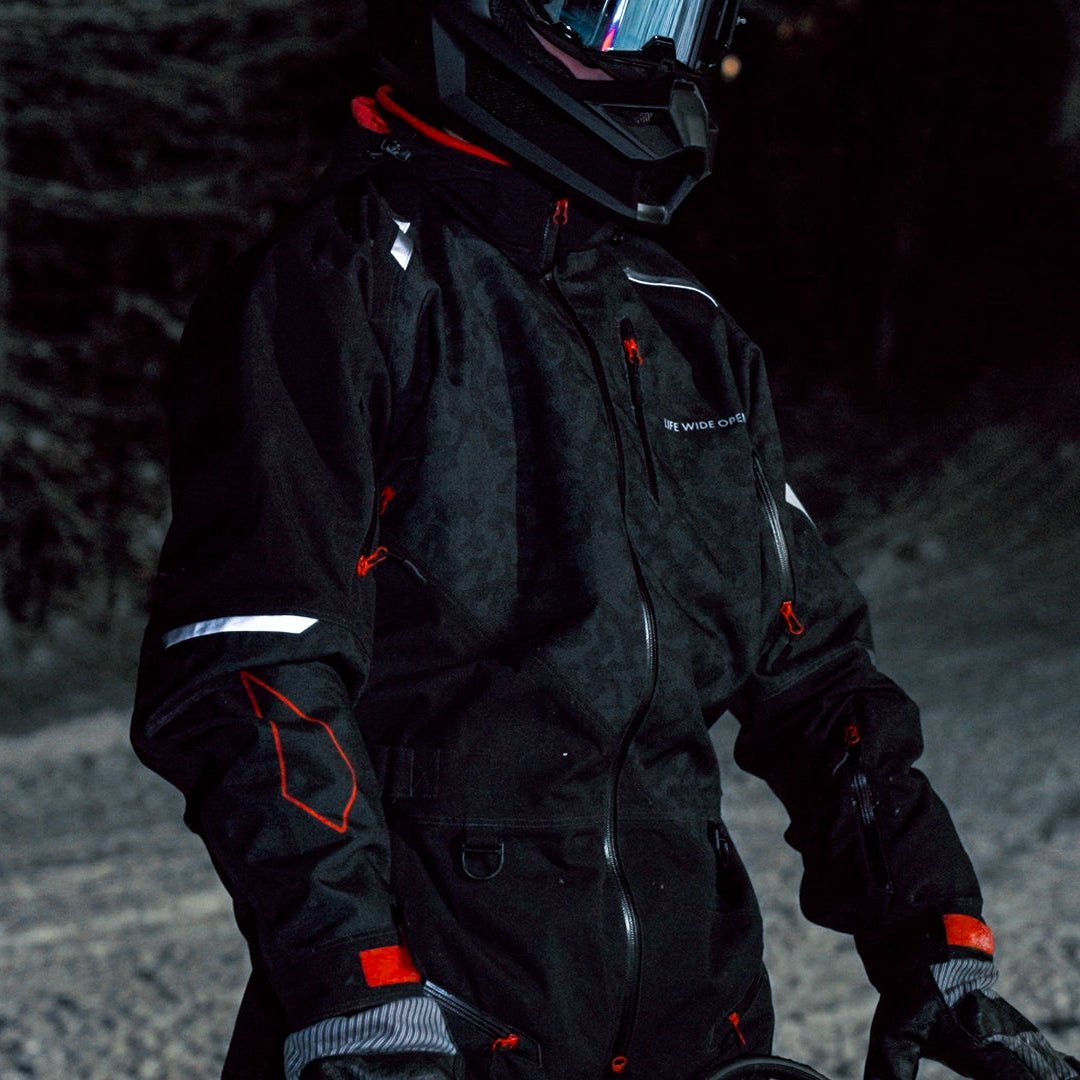 Black and Grey Mono Suit