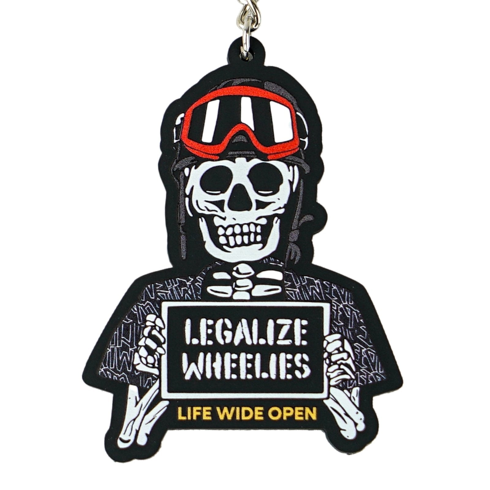 Legalize Wheelies Keychain