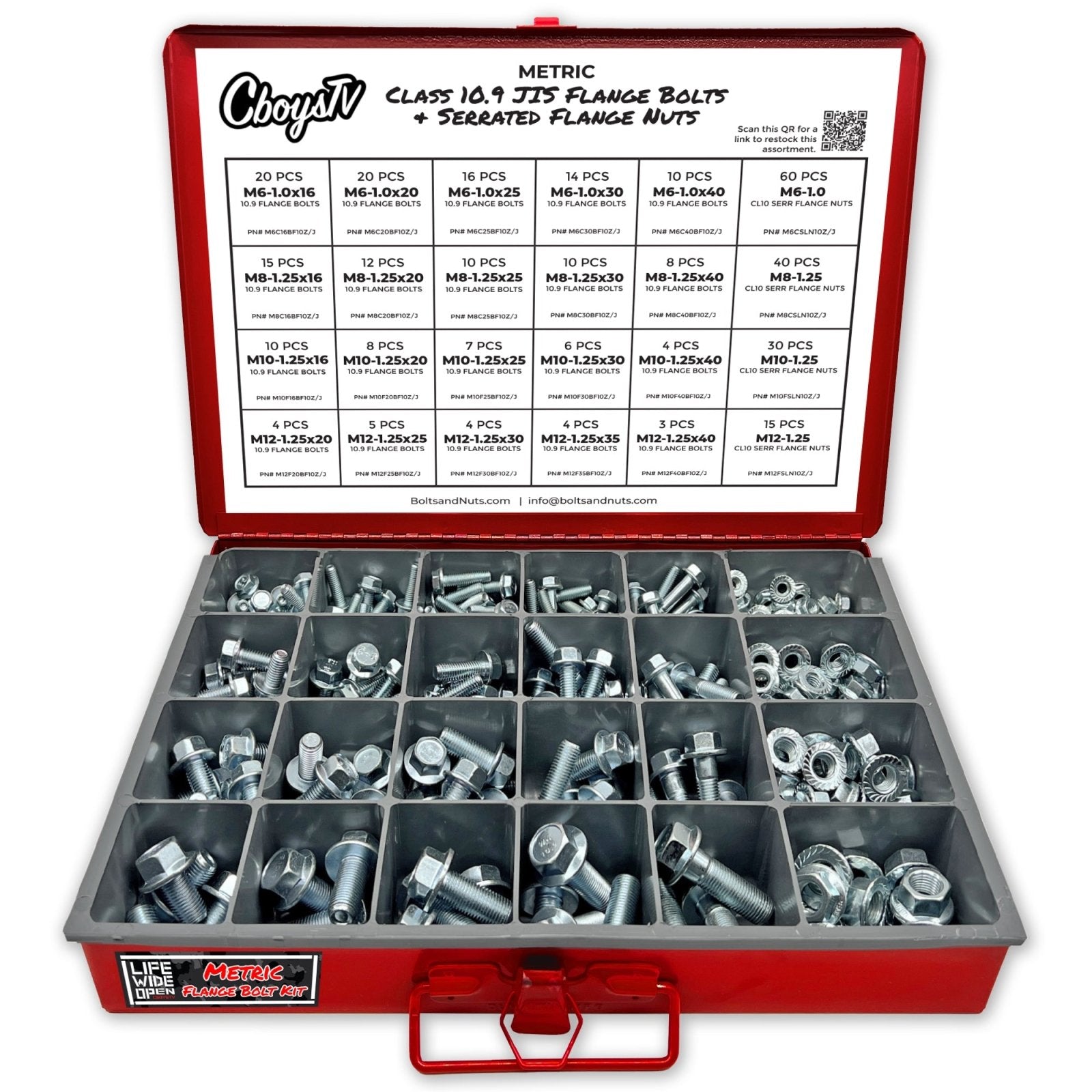 Metric Bolts and Nuts Kit